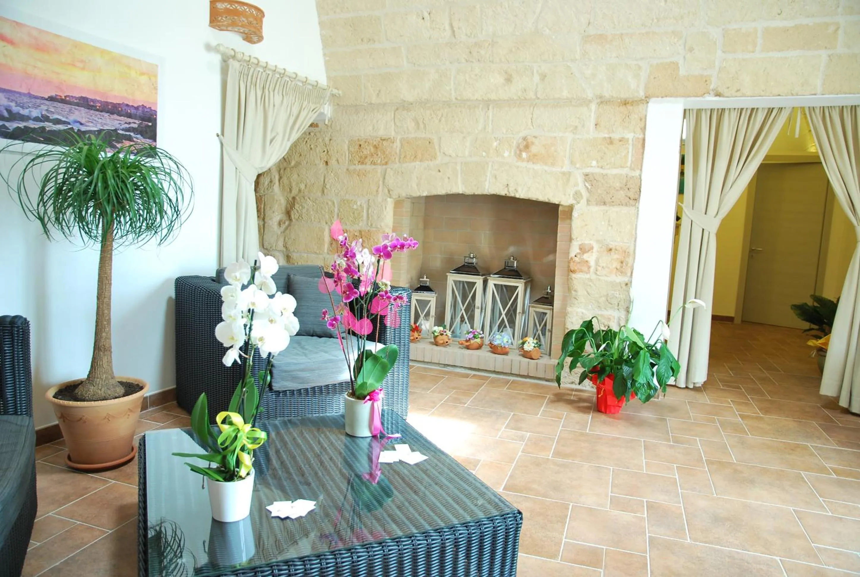 Decorative detail in Masseria Relais Santa Teresa