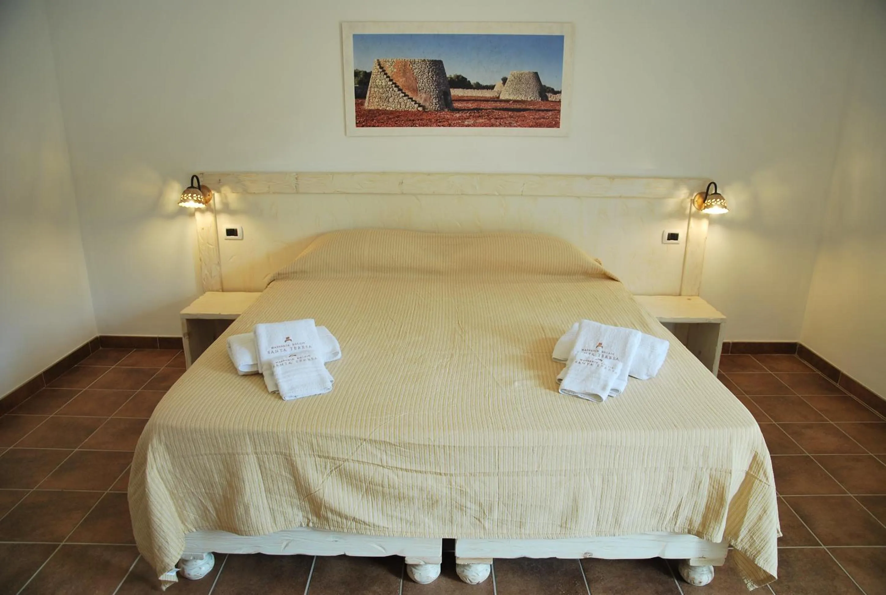 Bed in Masseria Relais Santa Teresa