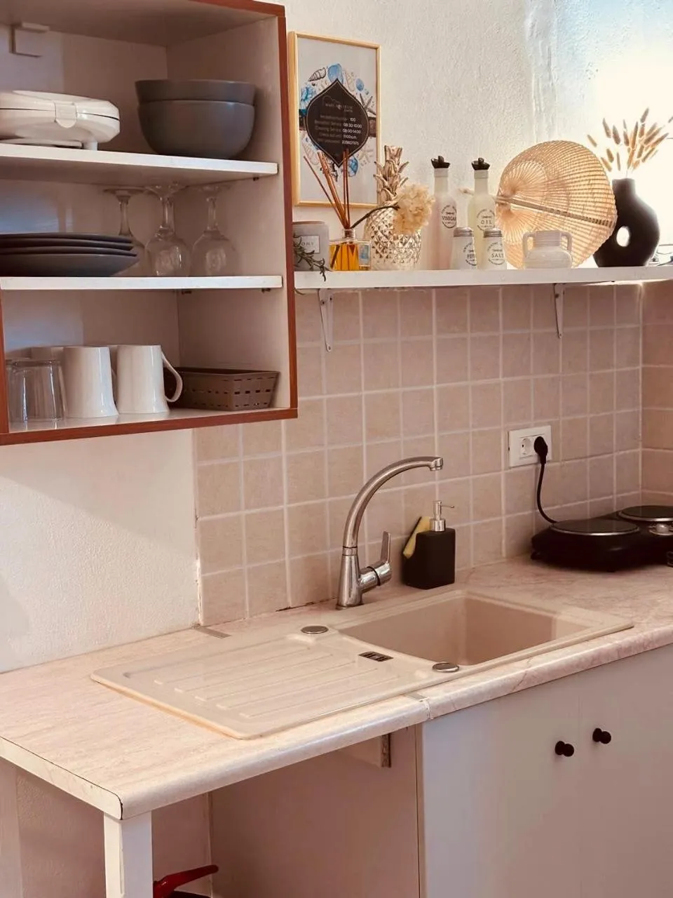 Kitchen or kitchenette in Mare Nostrum Santo