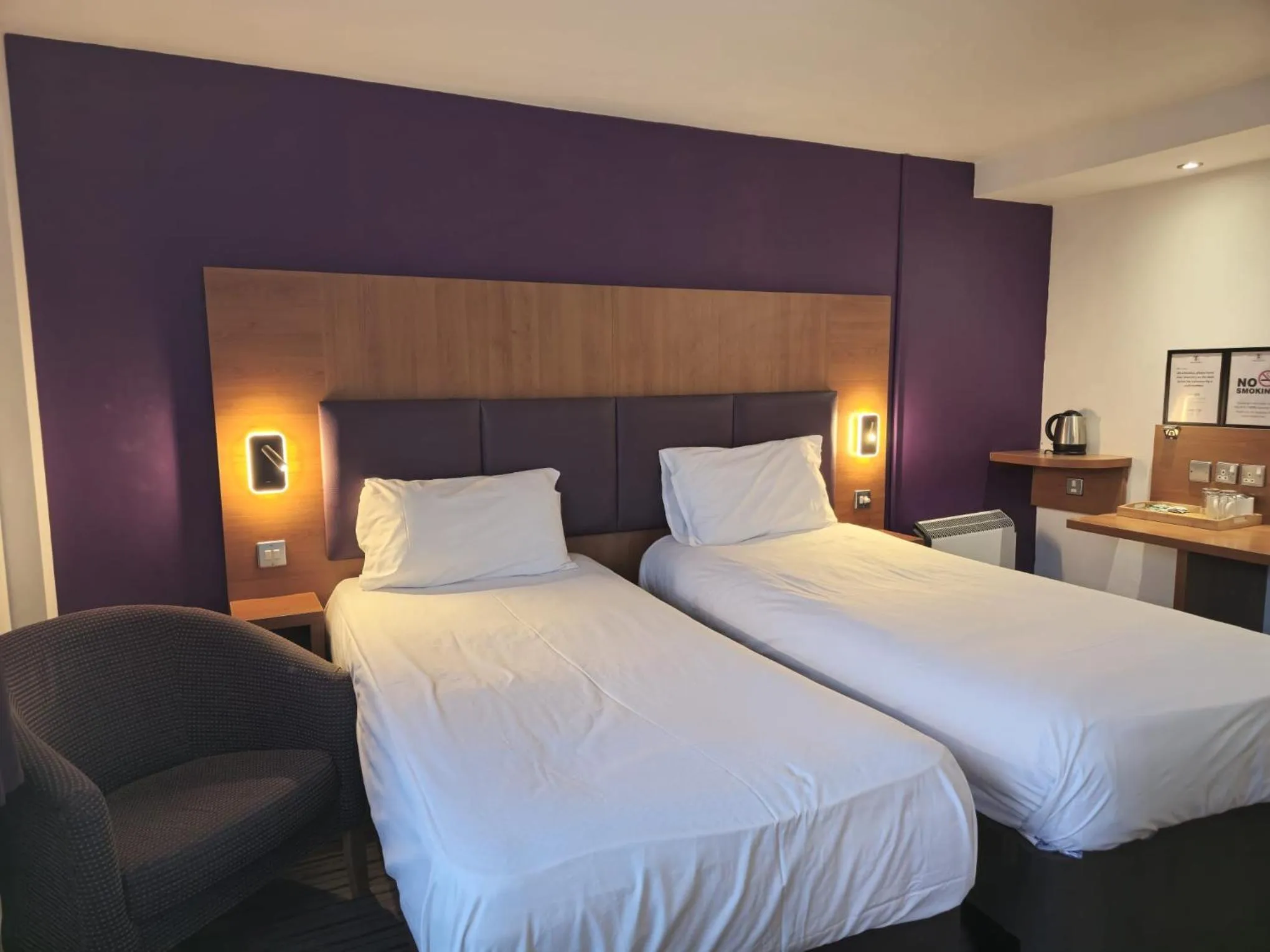 Bed in Tyger Inn Derby