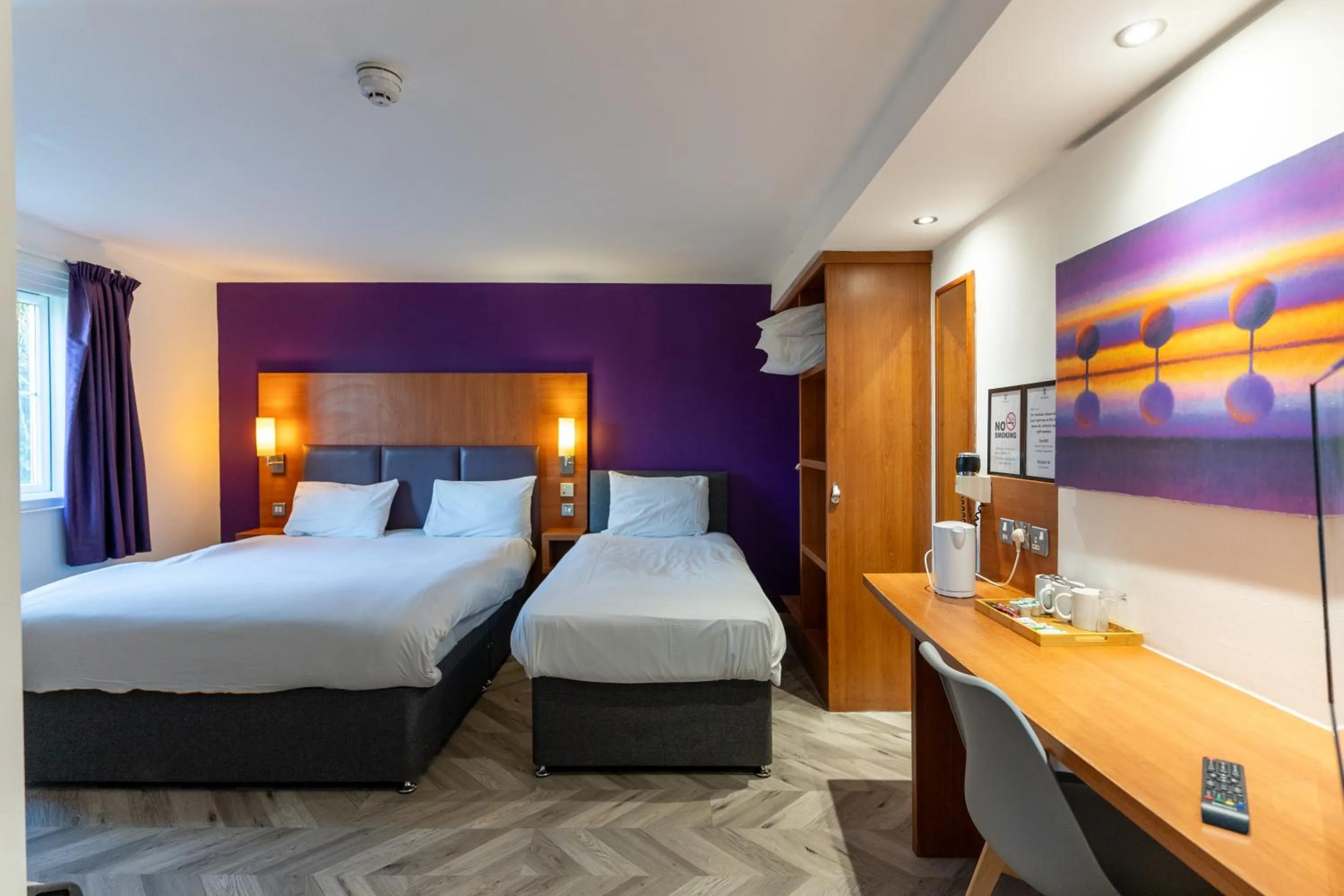 Bed in Tyger Inn Derby