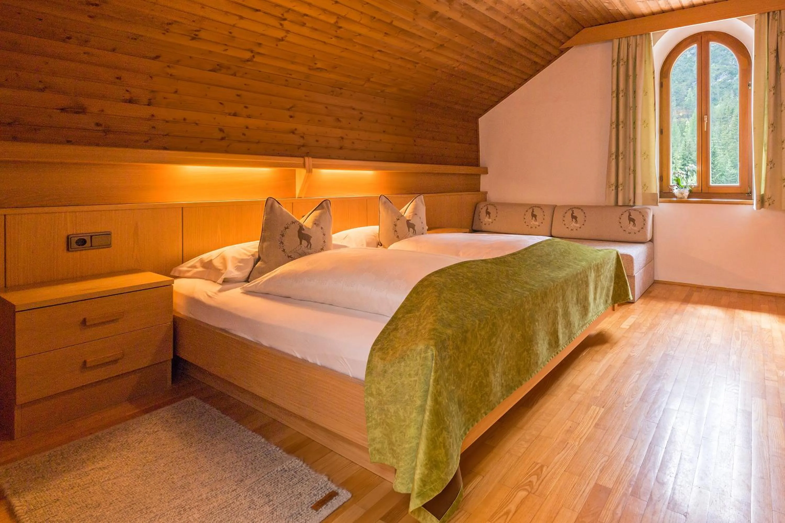 Bed in Alpin Natur Hotel Brückele