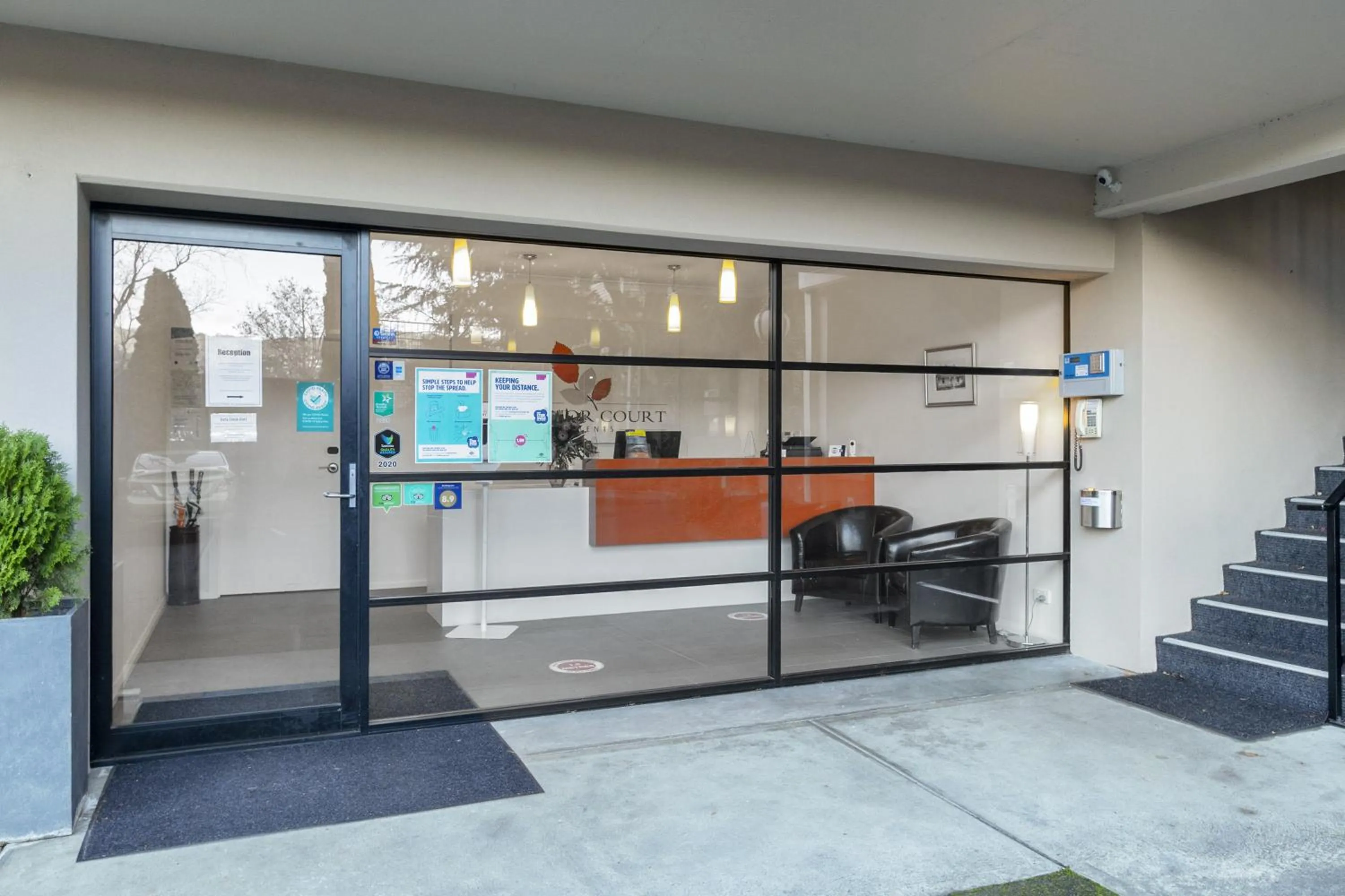 Lobby or reception in Grosvenor Court Apartments