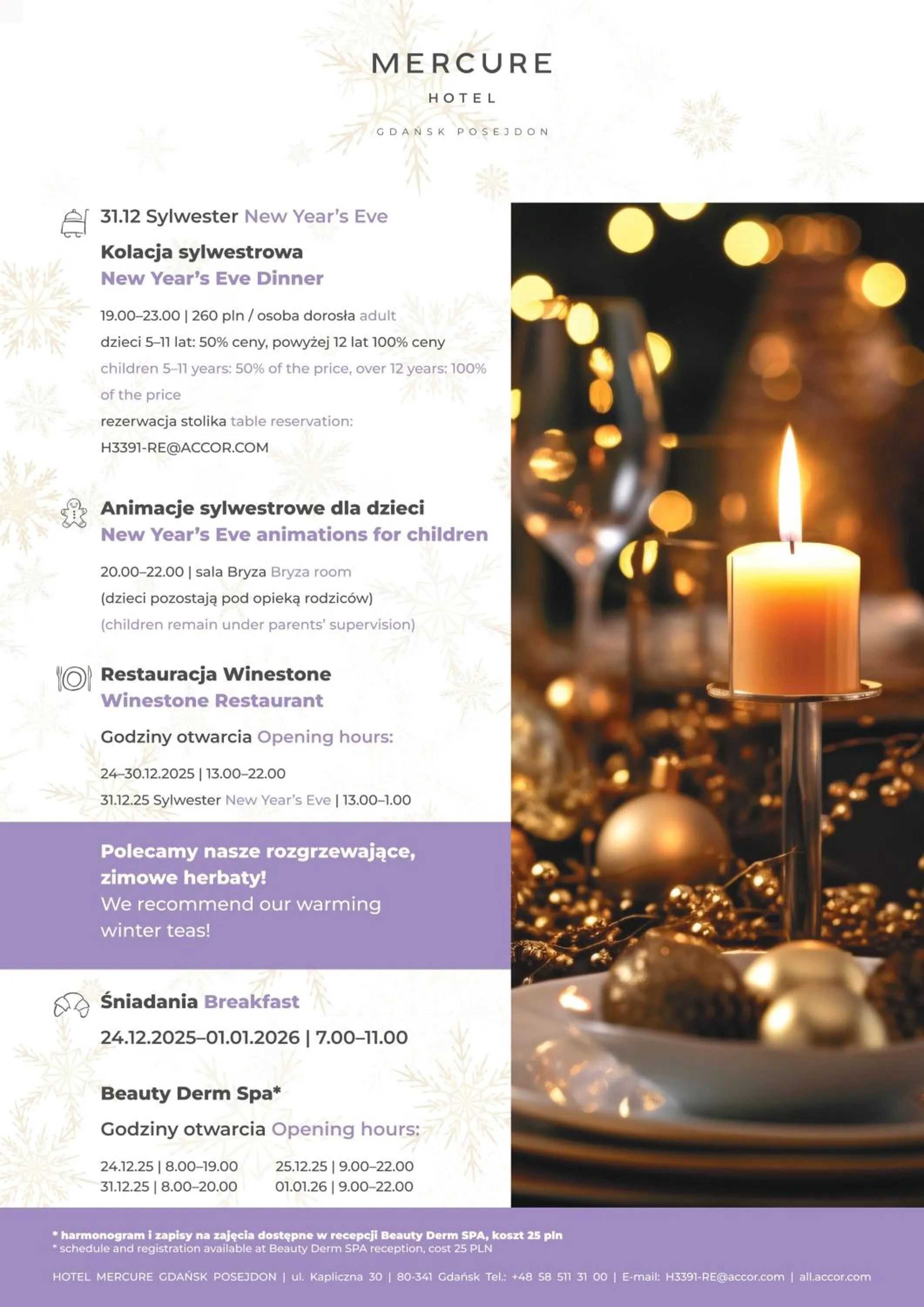 Restaurant/places to eat in Mercure Gdańsk Posejdon