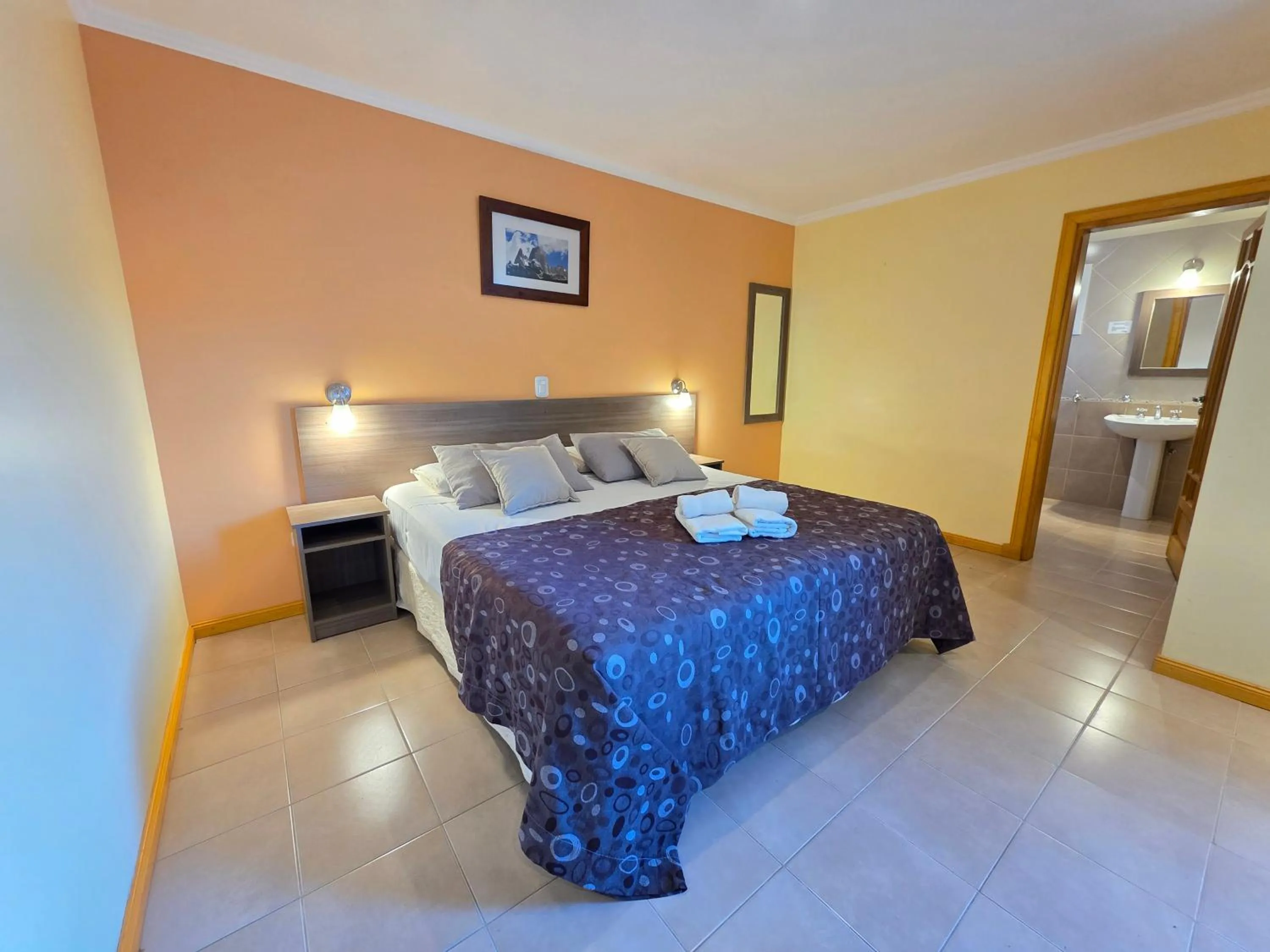 Bed in Hostería Vertical Lodge