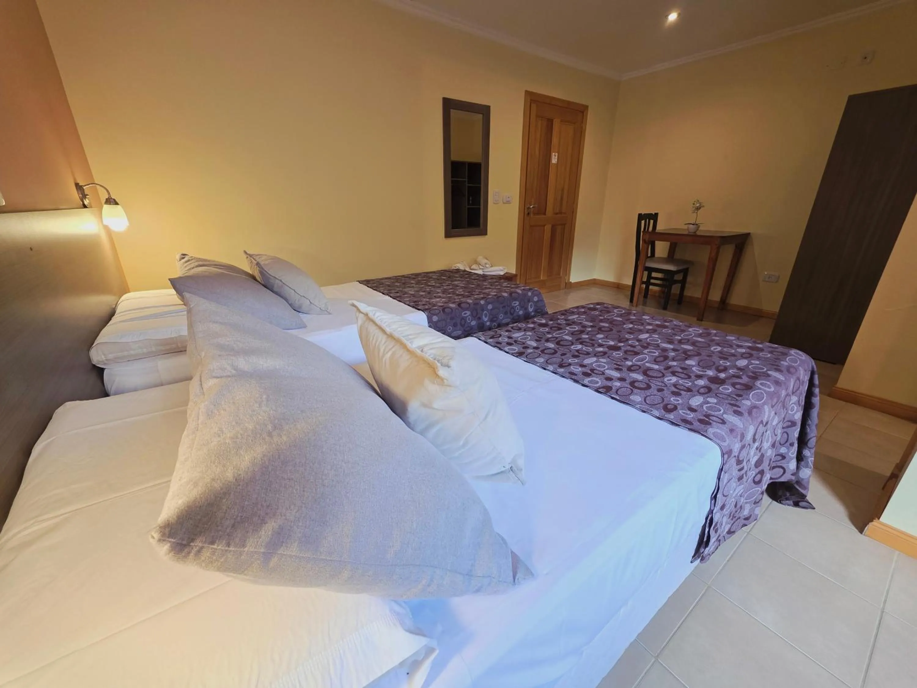 Bed in Hostería Vertical Lodge