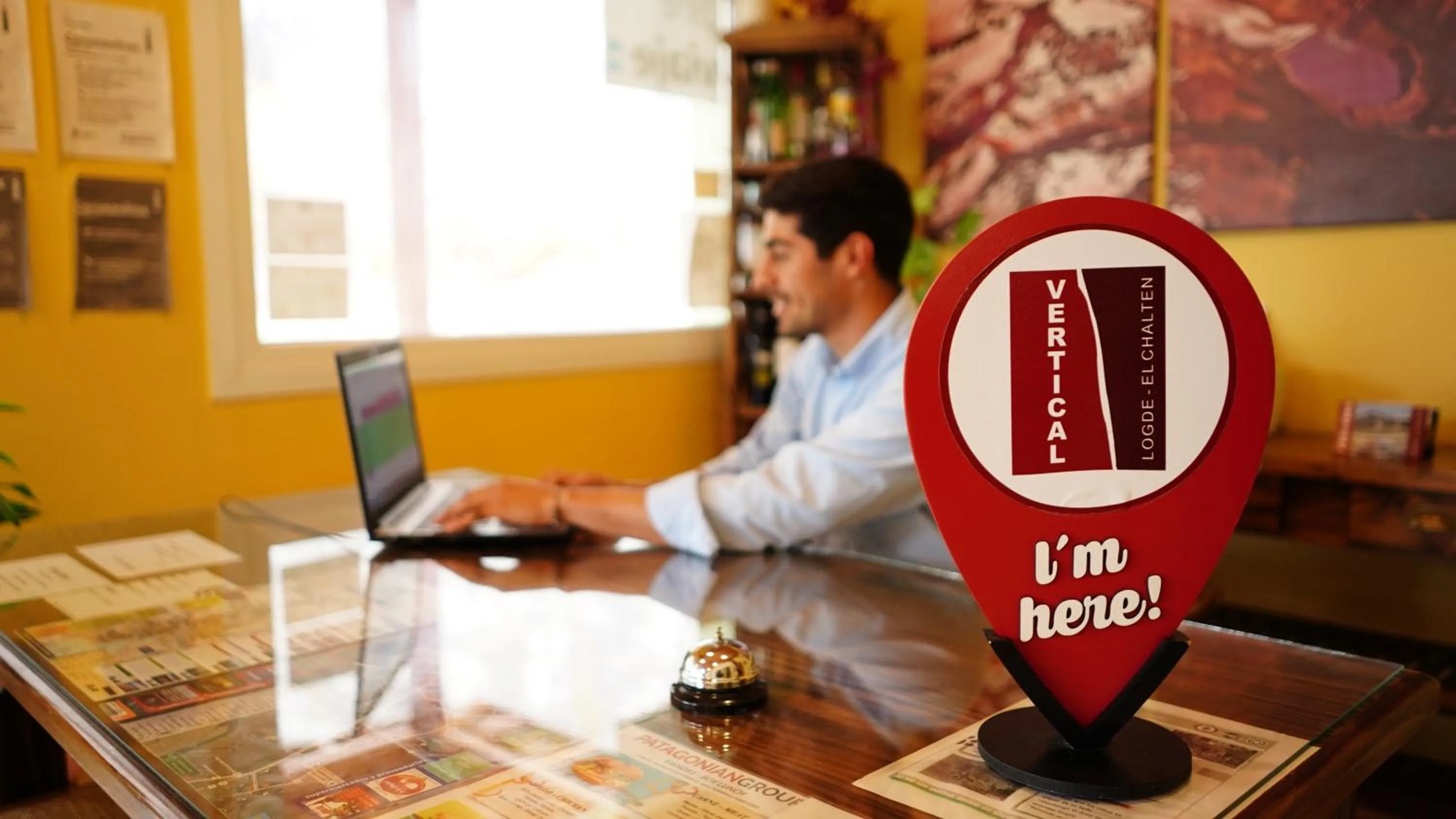 Lobby or reception in Hostería Vertical Lodge
