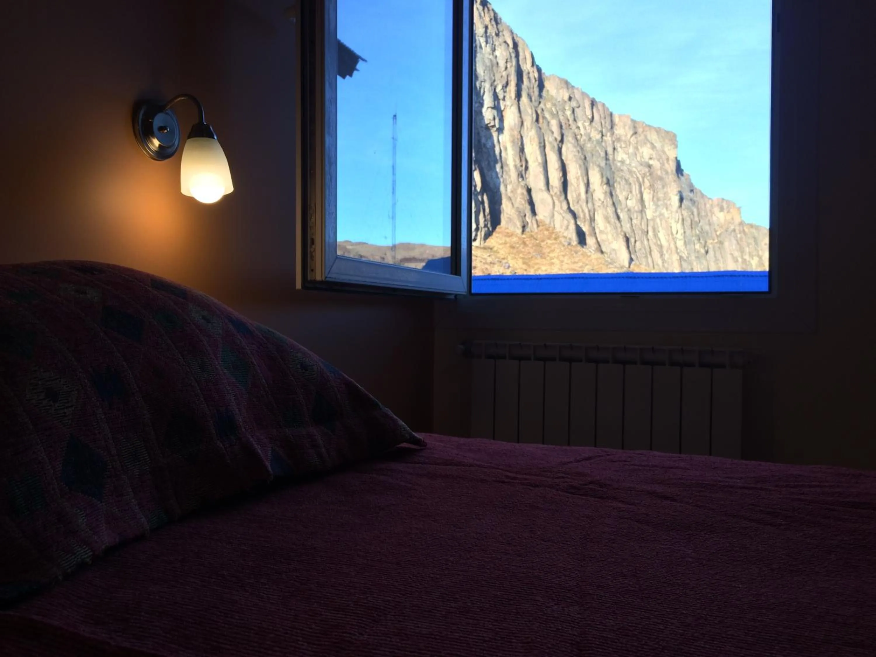 Mountain view, Bed in Hostería Vertical Lodge