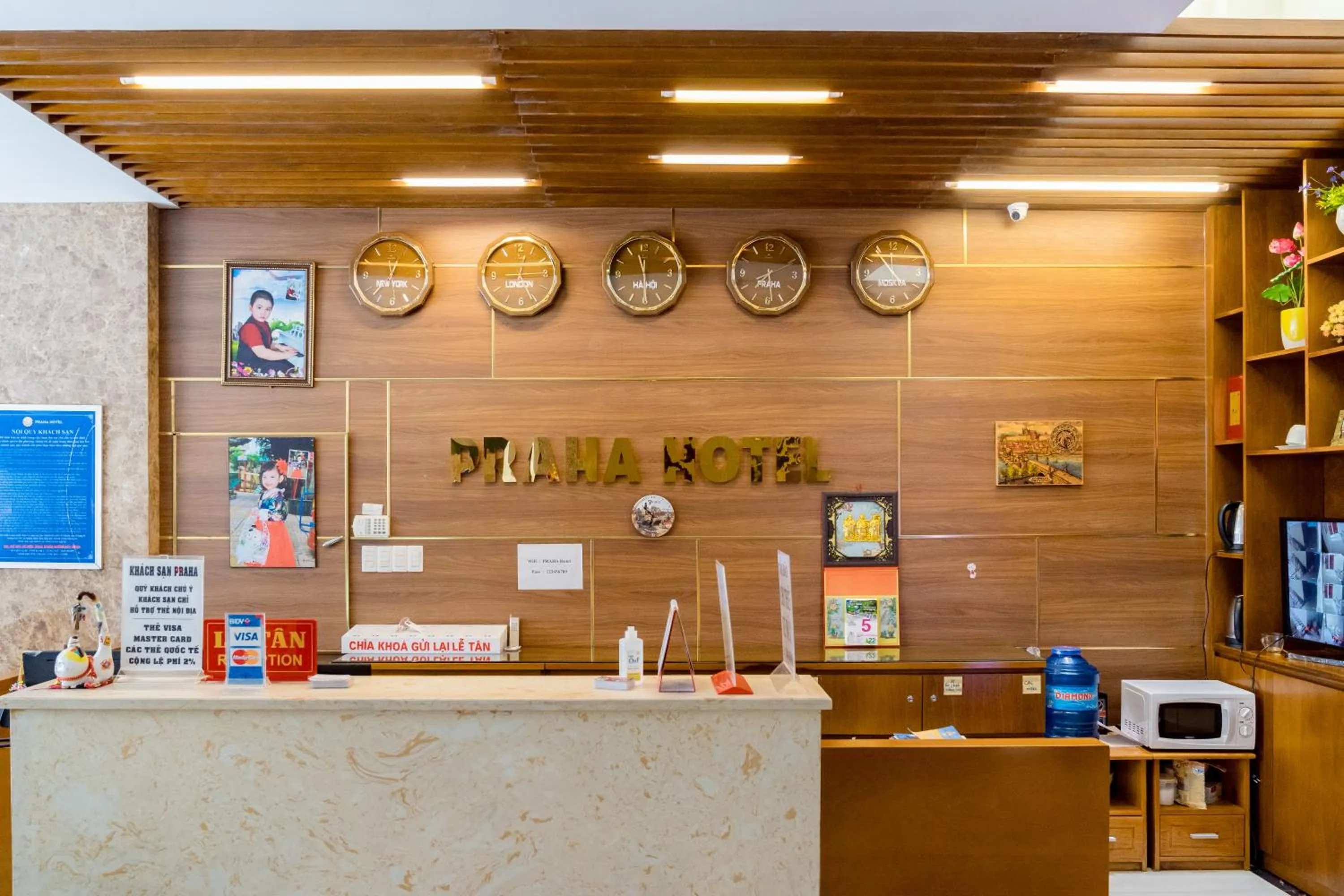 Lobby or reception in Praha Hotel