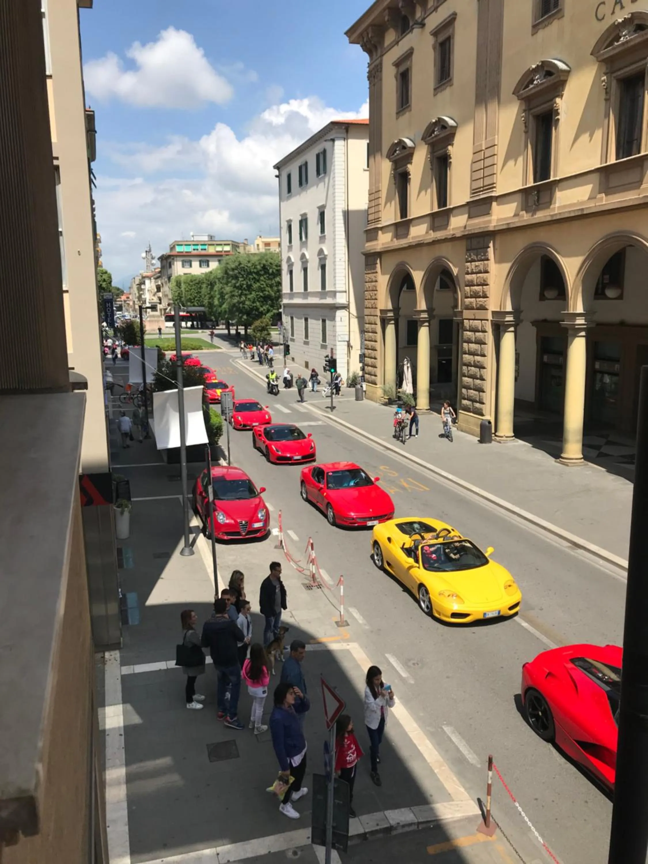 City view in B&B VIA ROMA 25