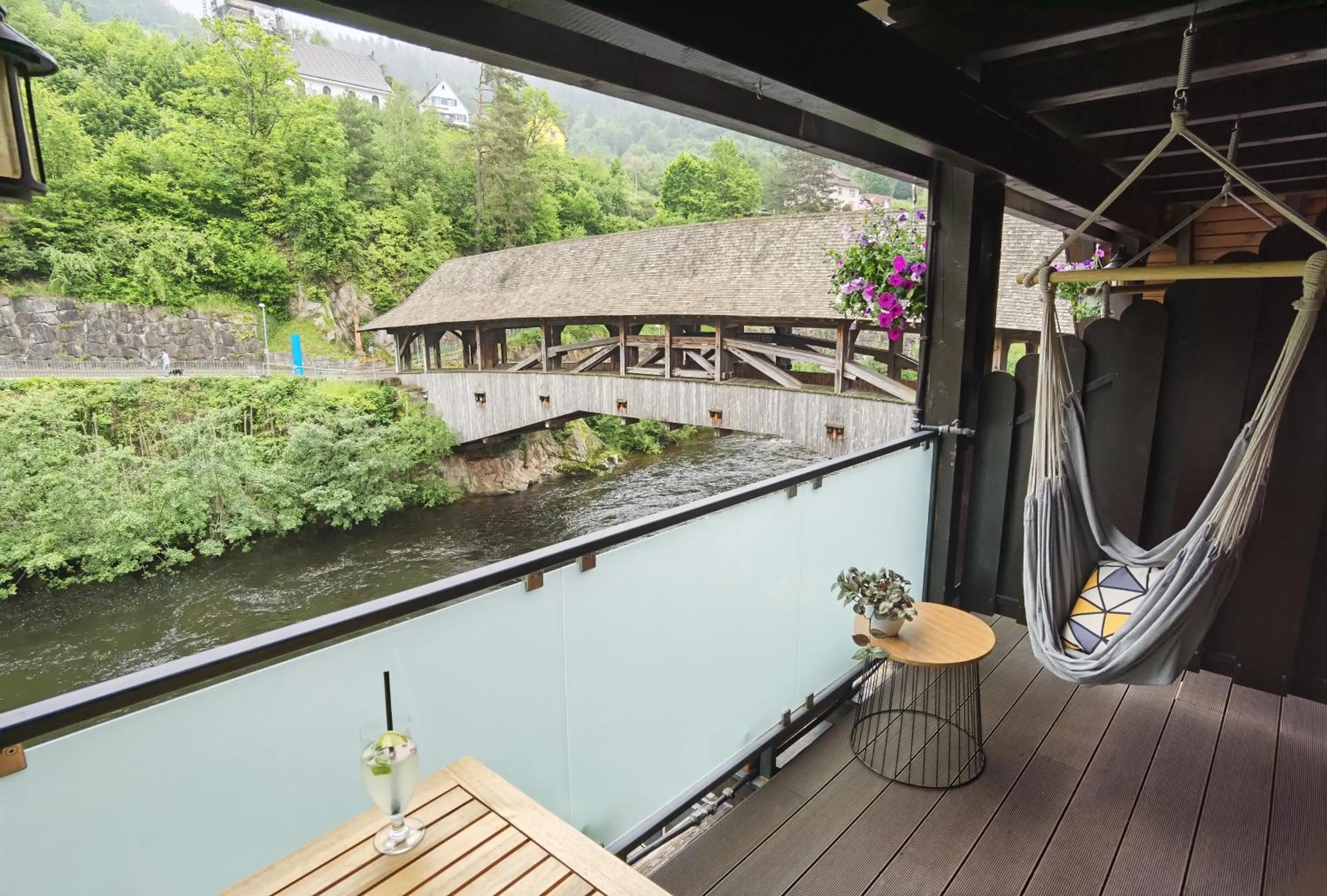 View (from property/room) in Das Waldhaus