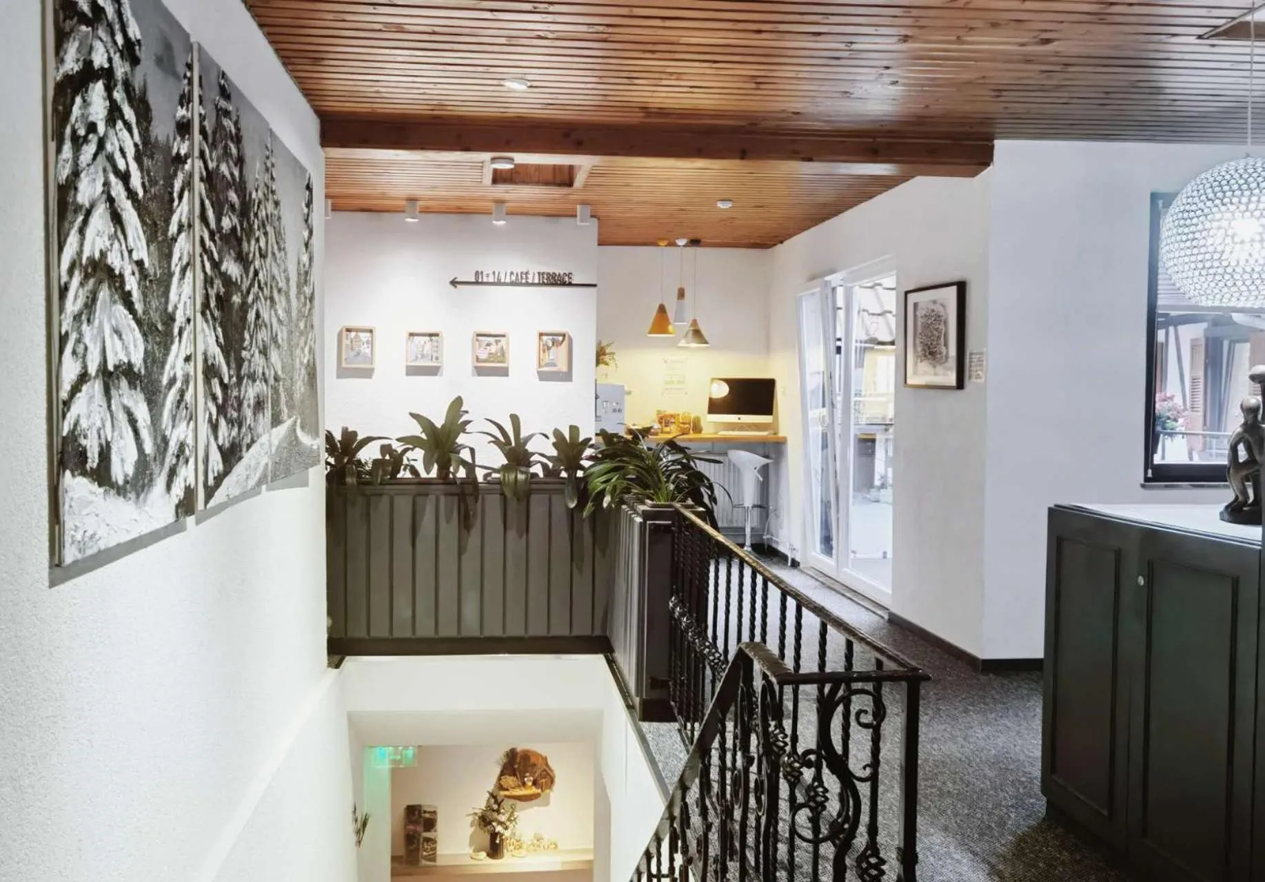 Floor plan in Das Waldhaus