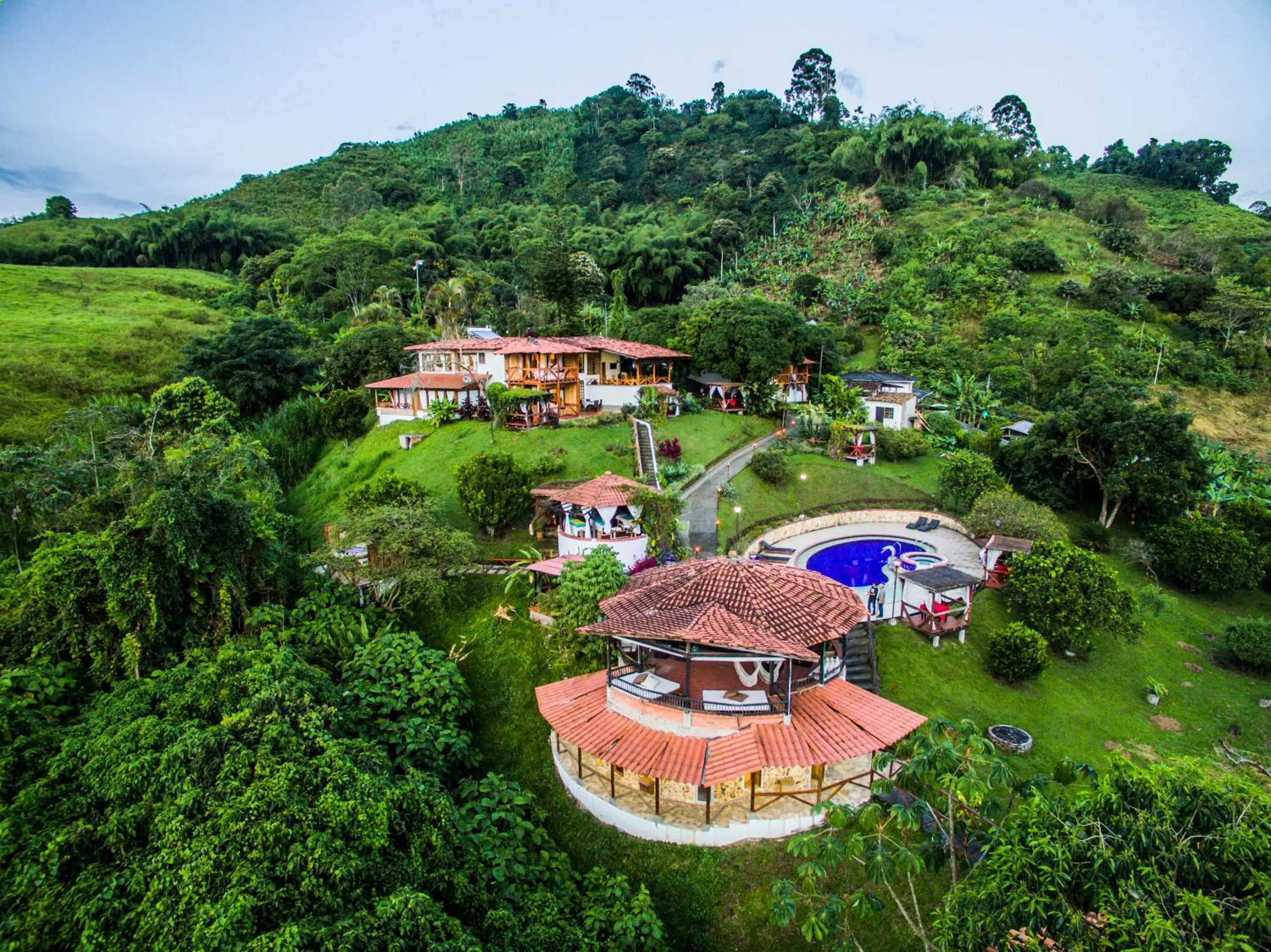 Bird's eye view in Hotel Spa La Colina