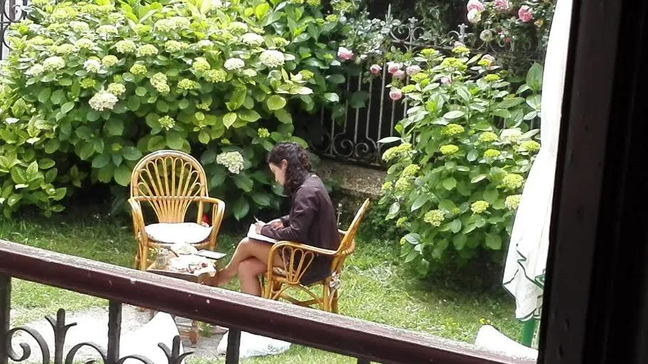 Garden in Albergue La Casona Del Peregrino