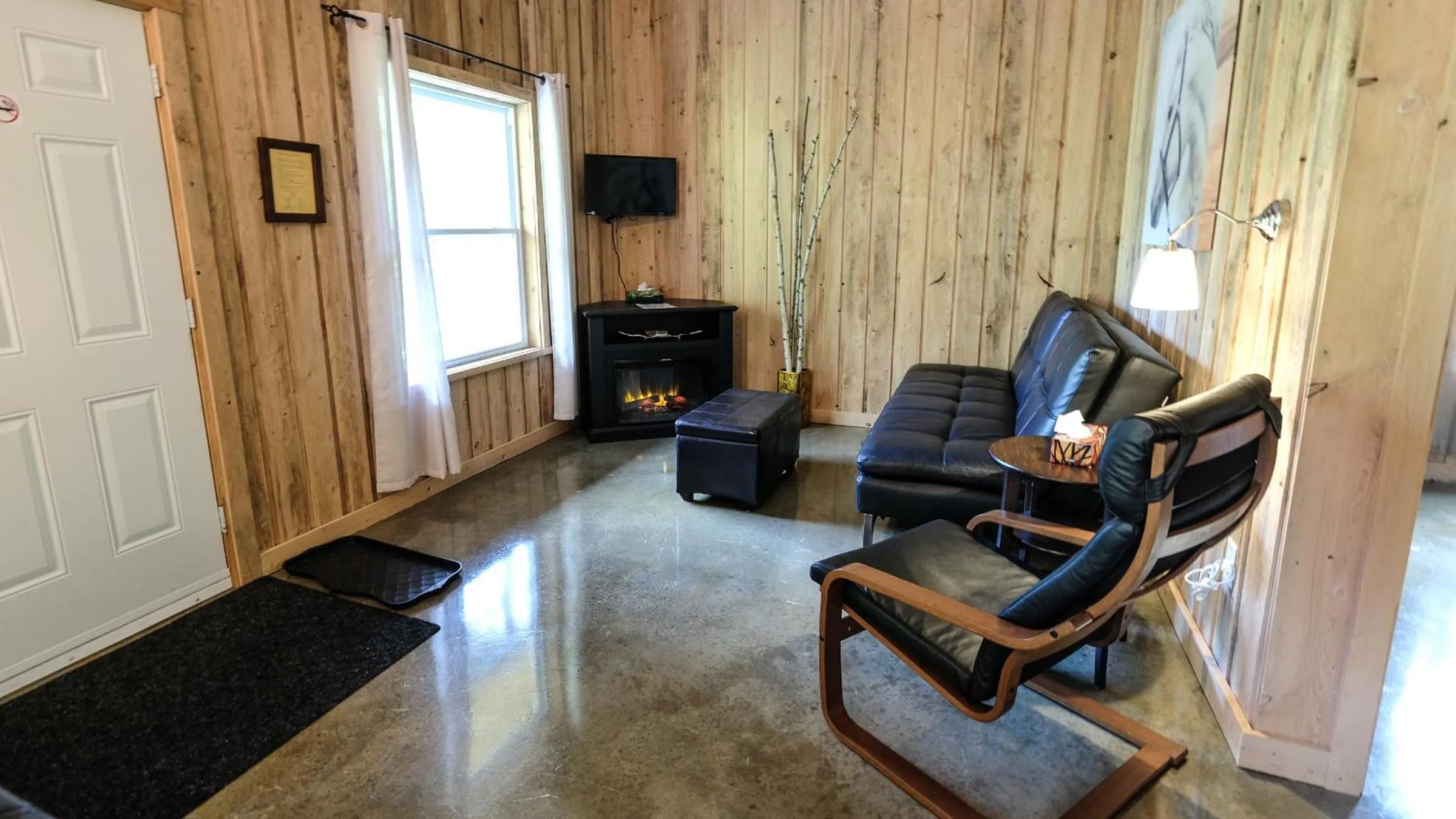 Living room in Chalets du Domaine Yamaska