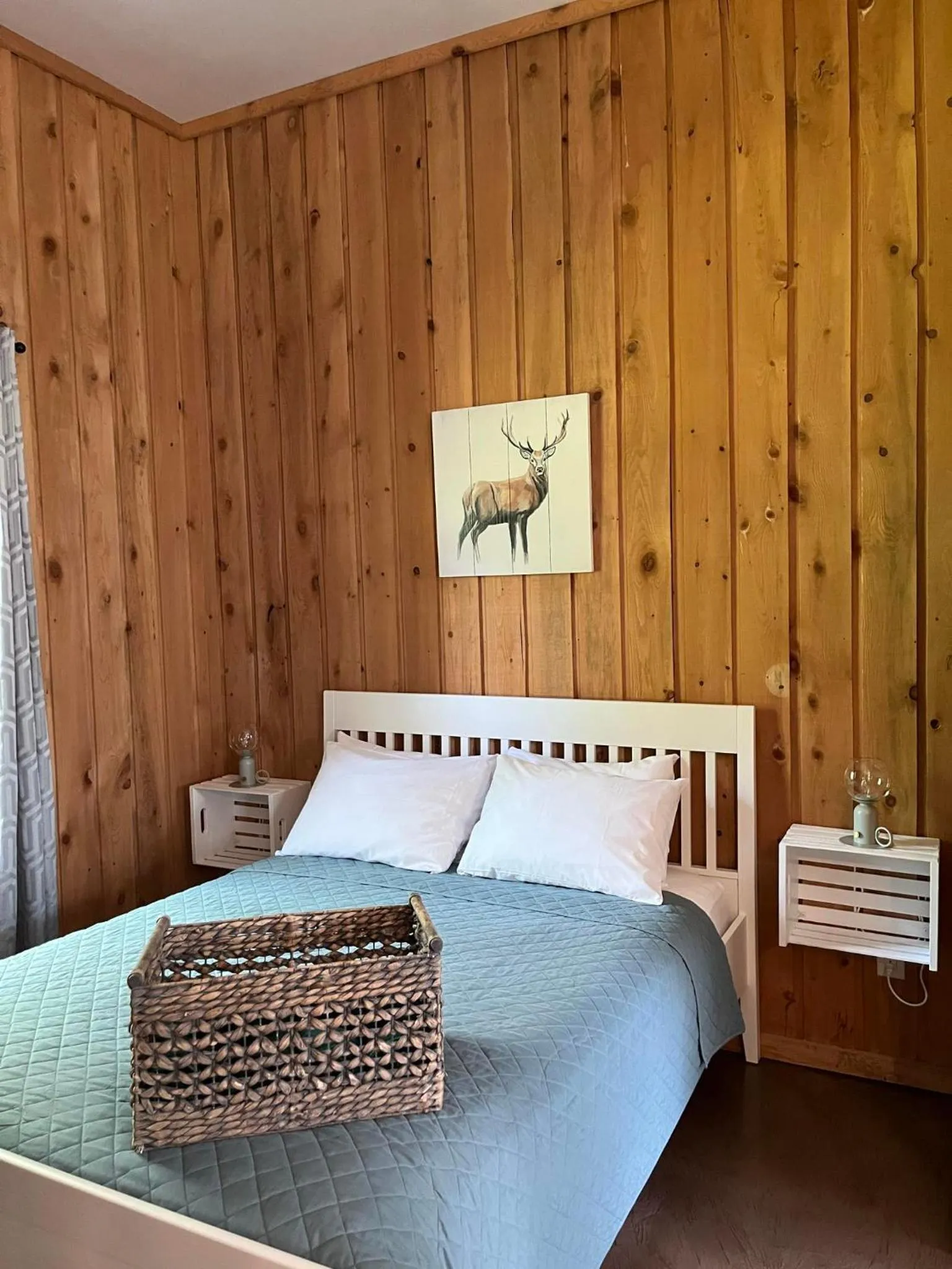 Bed in Chalets du Domaine Yamaska
