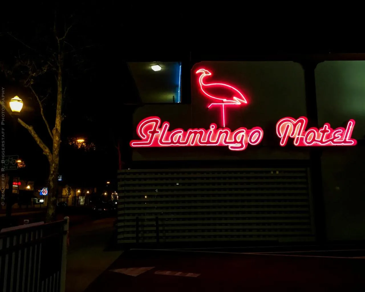 Property logo or sign in The Flamingo Motel San Jose