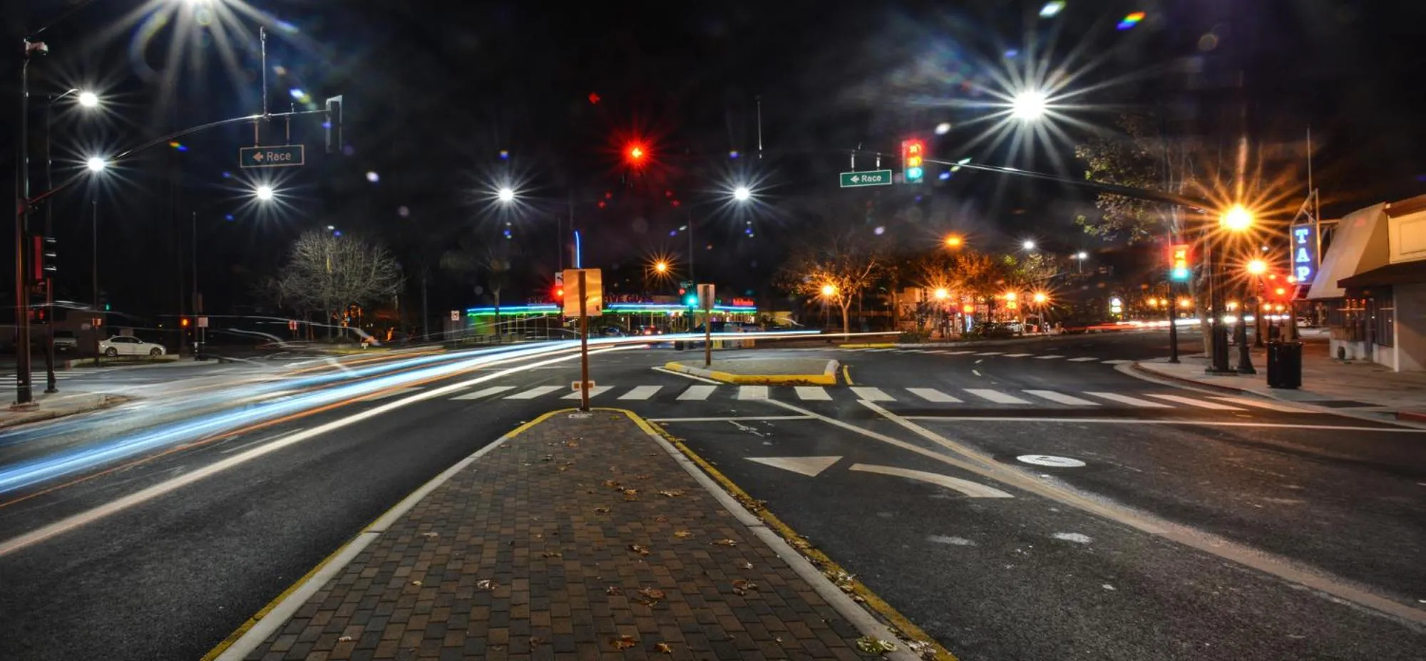 Street view in The Flamingo Motel San Jose