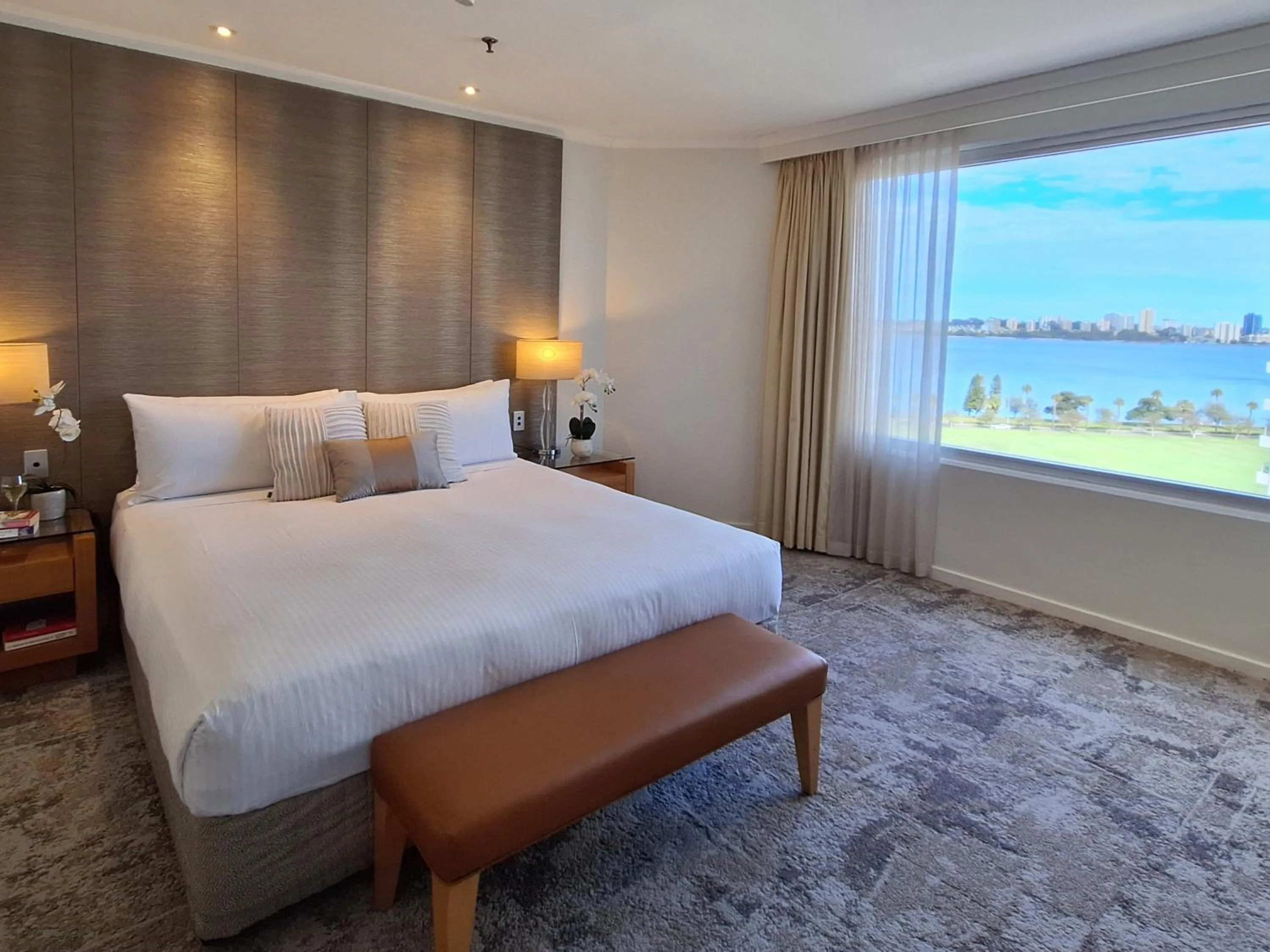 Bed in Hyatt Regency Perth