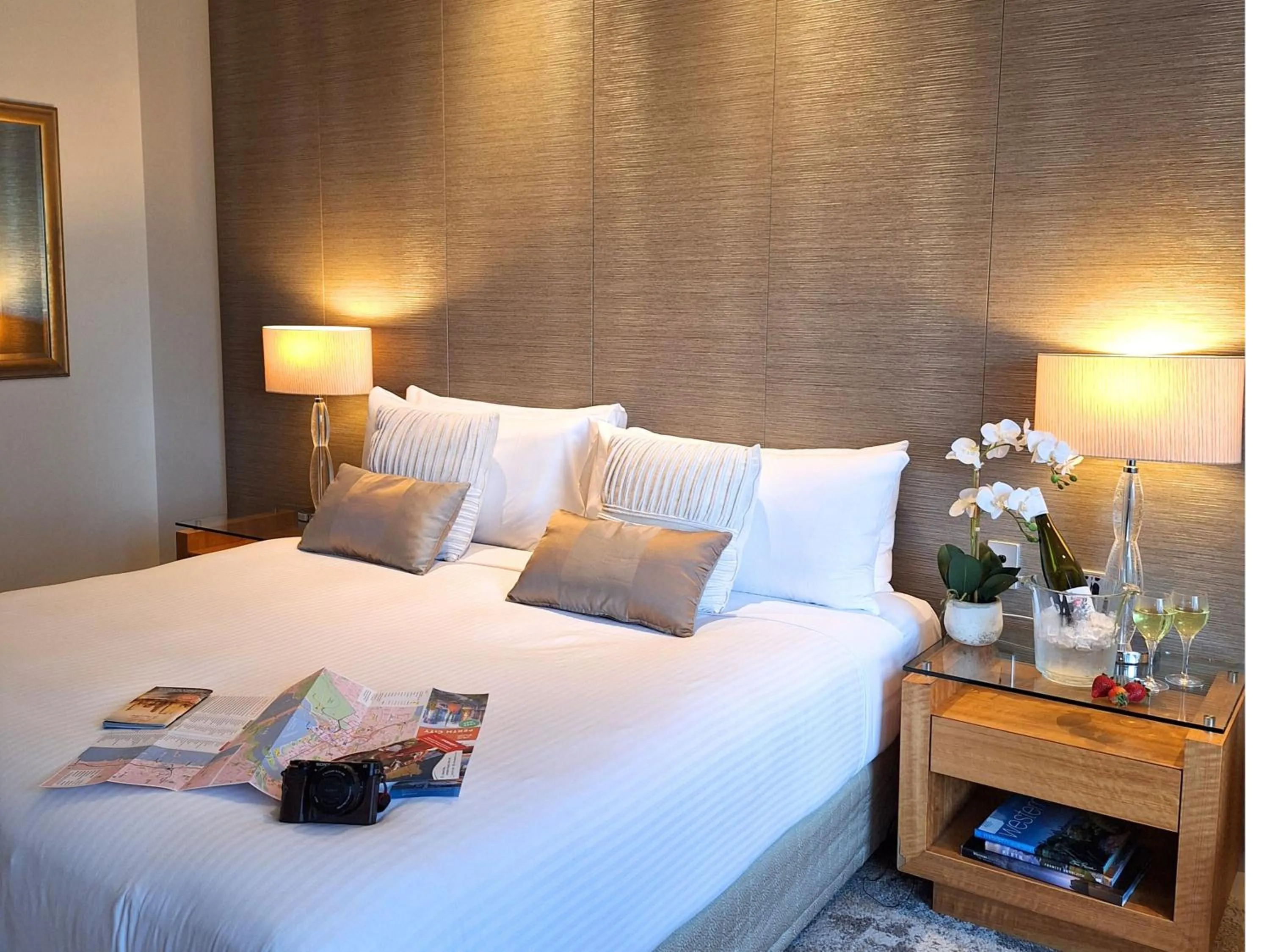 Bed in Hyatt Regency Perth