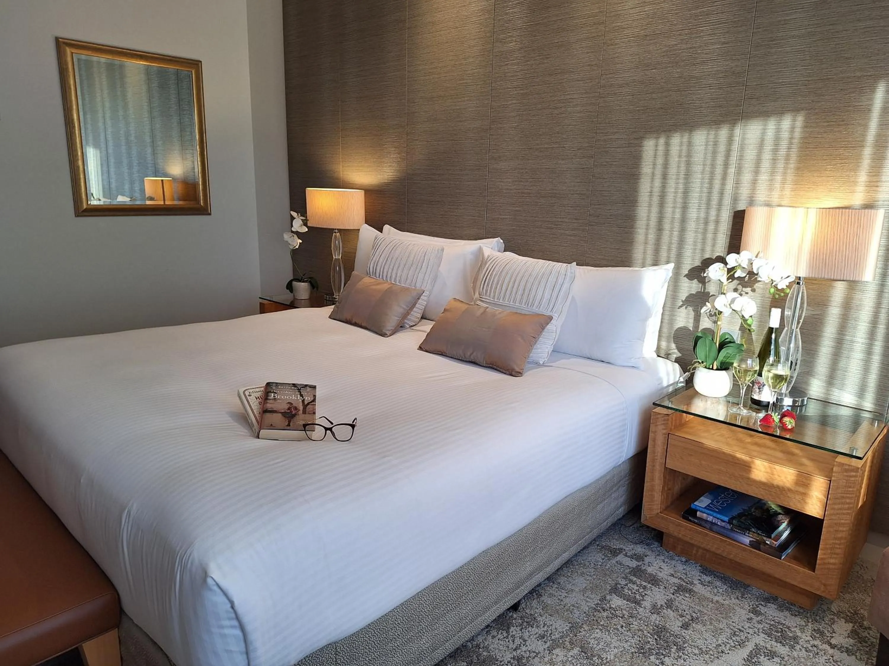 Bed in Hyatt Regency Perth