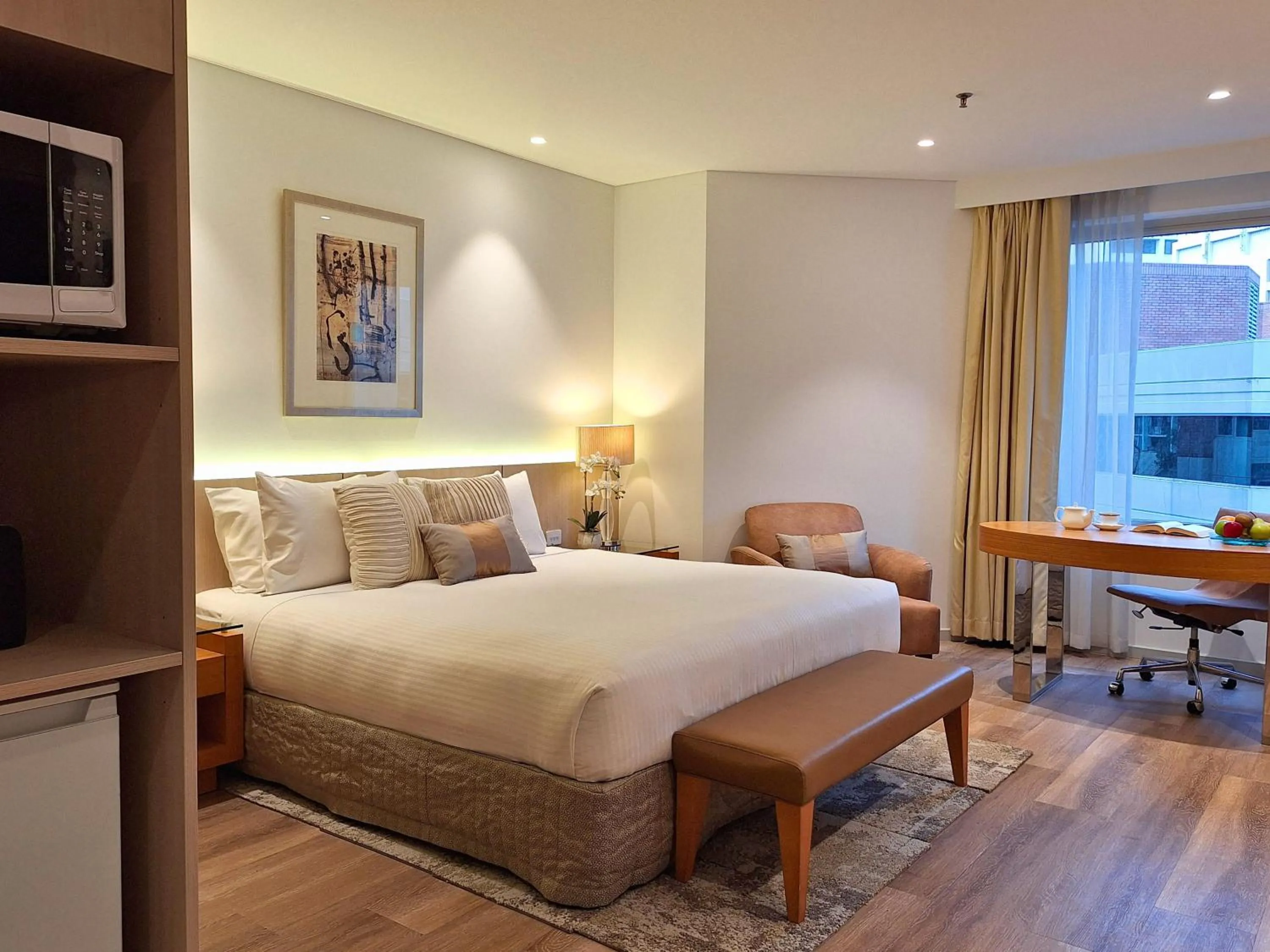 Bed in Hyatt Regency Perth