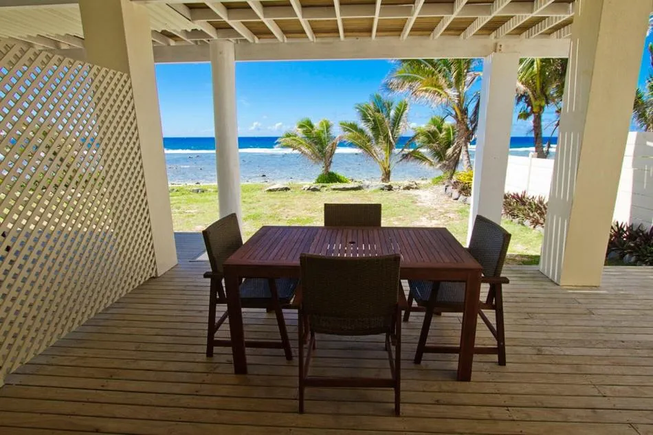 Patio in Seaside Beachfront Villas Rarotonga