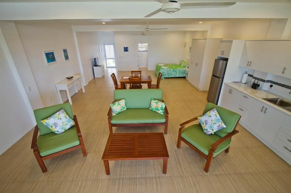 Photo of the whole room in Seaside Beachfront Villas Rarotonga