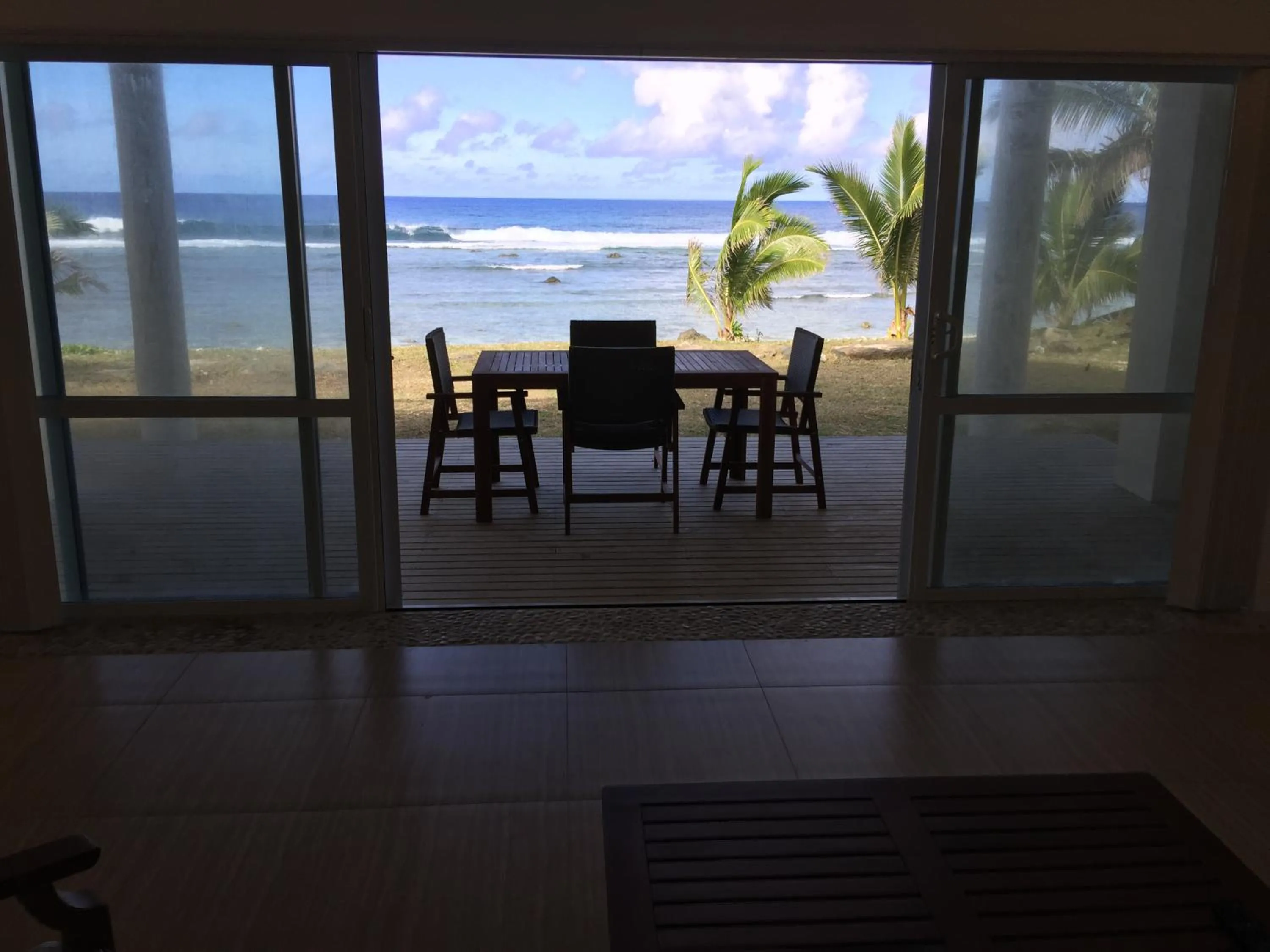 Patio in Seaside Beachfront Villas Rarotonga