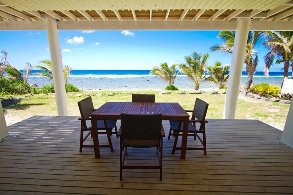 Patio in Seaside Beachfront Villas Rarotonga