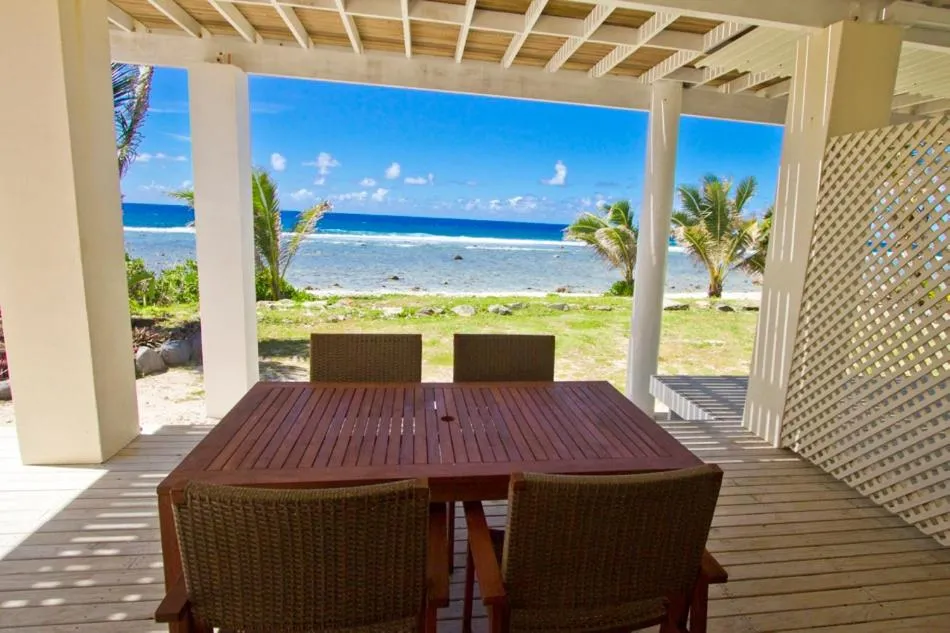 Patio in Seaside Beachfront Villas Rarotonga