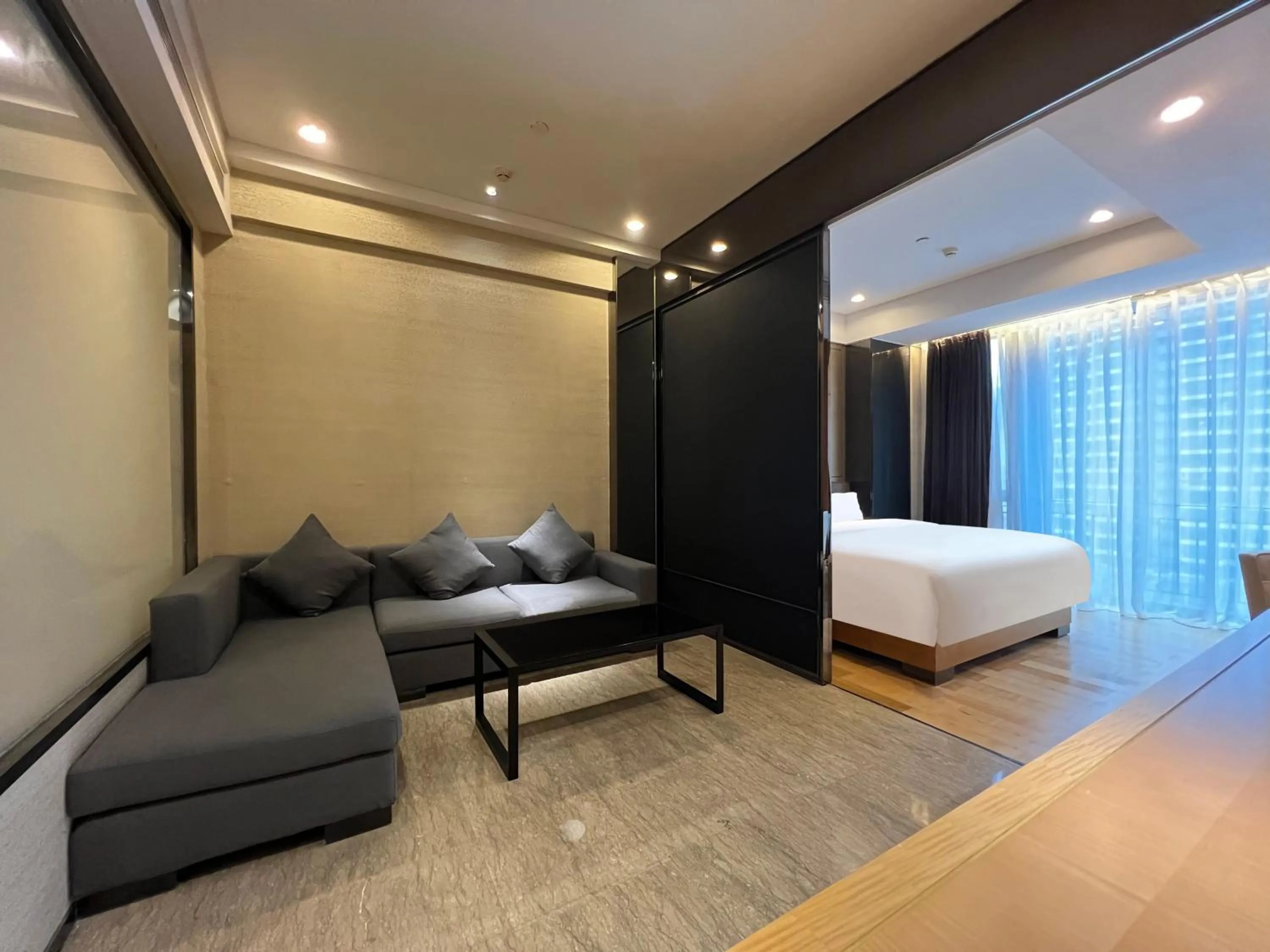 Bed in Vaperse Hotel Guangzhou Zhujiang New Town - Free Shuttle Bus During Canton Fair