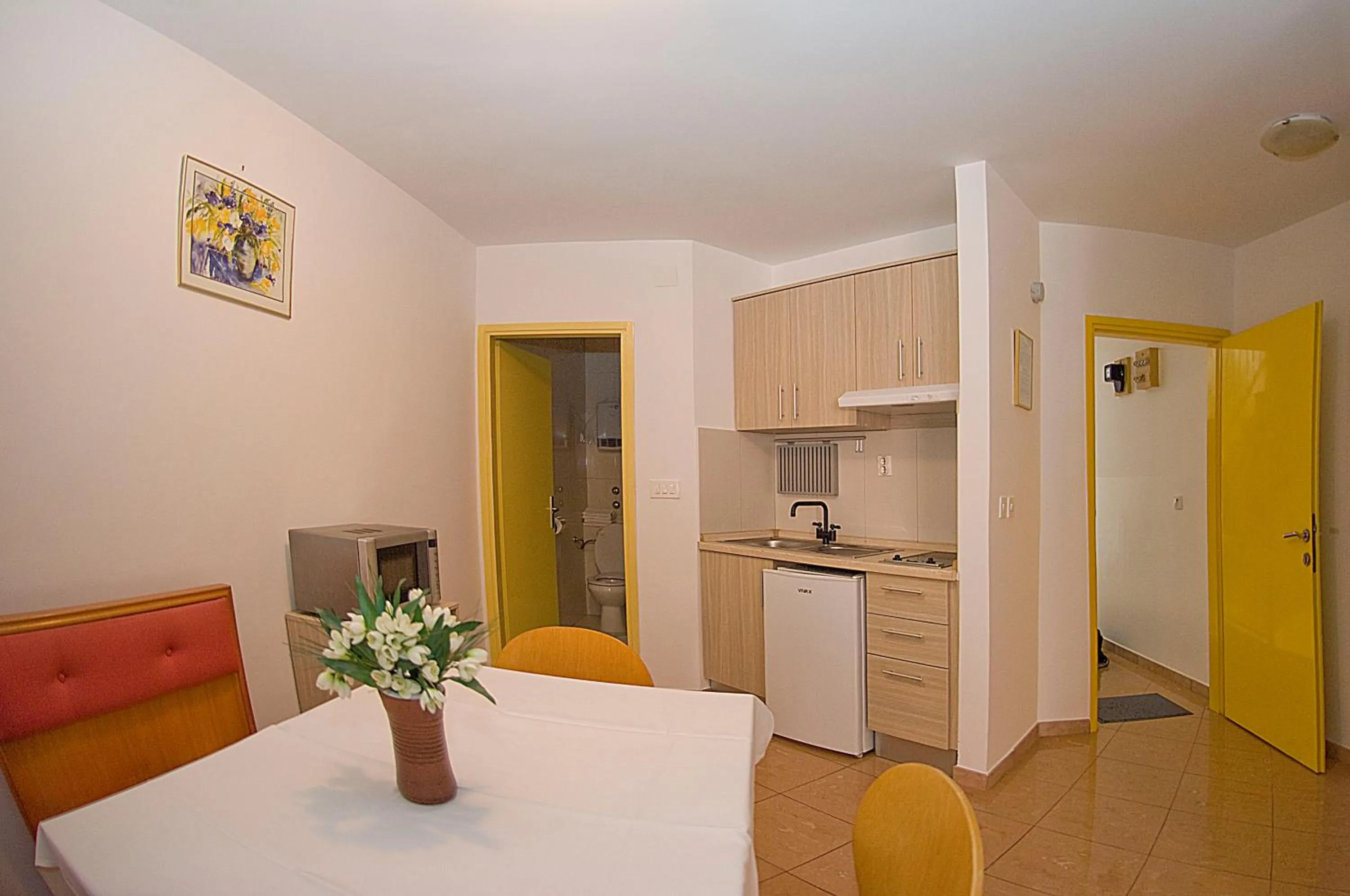 Kitchen or kitchenette in Apartments Tomato 1
