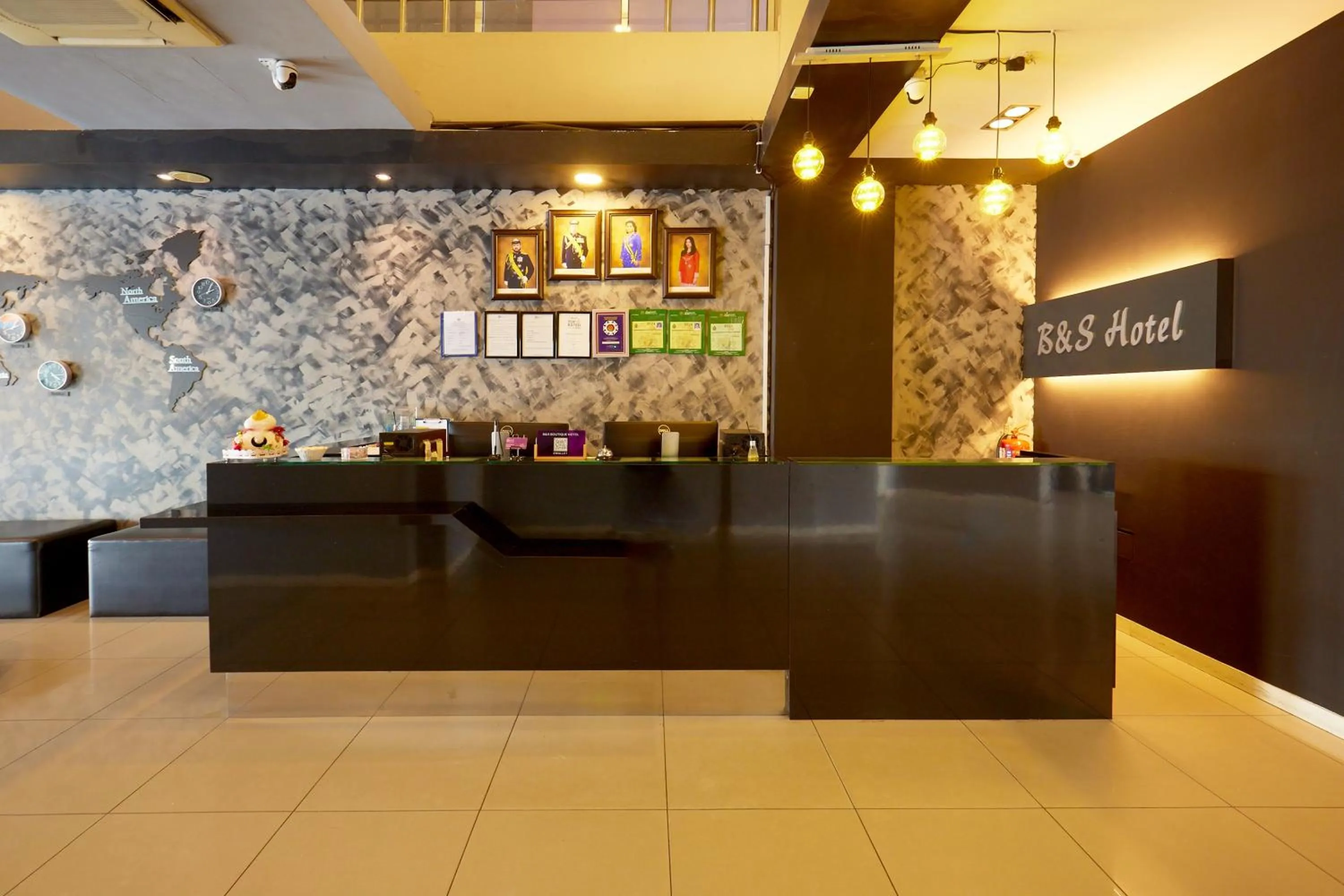 Lobby or reception in B&S Boutique Hotel