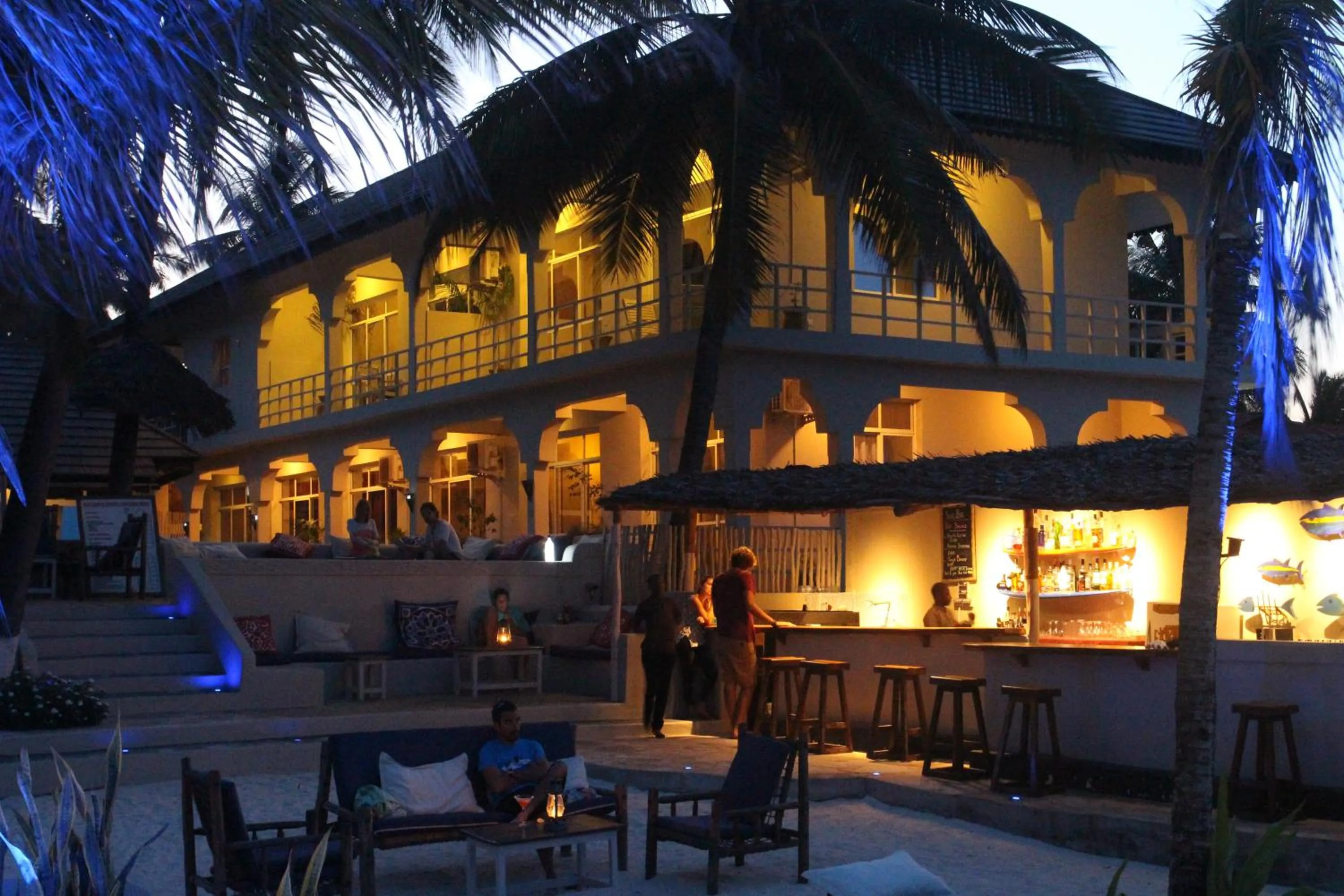 Restaurant/places to eat in Paje Beach Apartments & Hotel