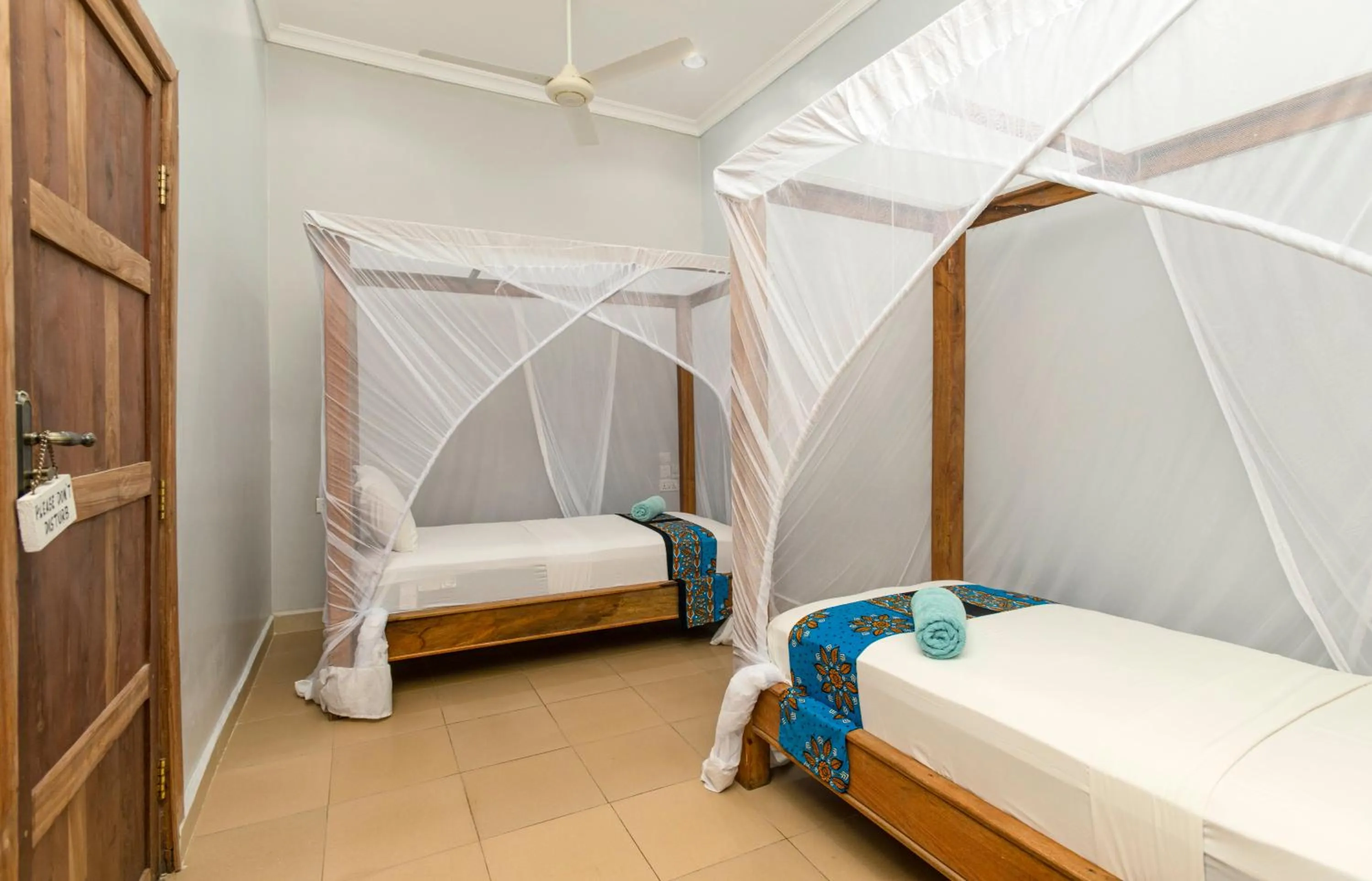 Bedroom, Bed in Paje Beach Apartments & Hotel