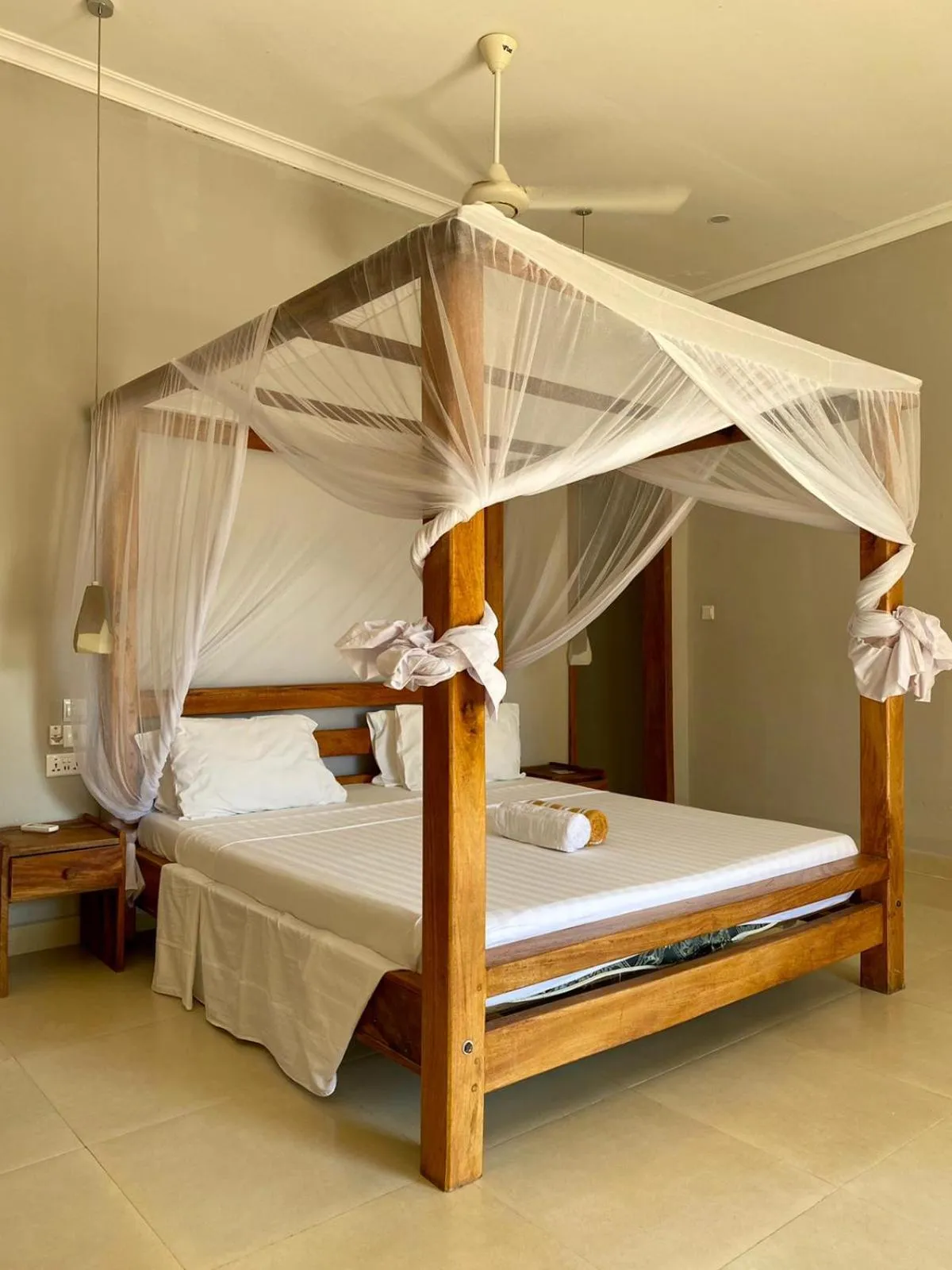 Bedroom, Bed in Paje Beach Apartments & Hotel