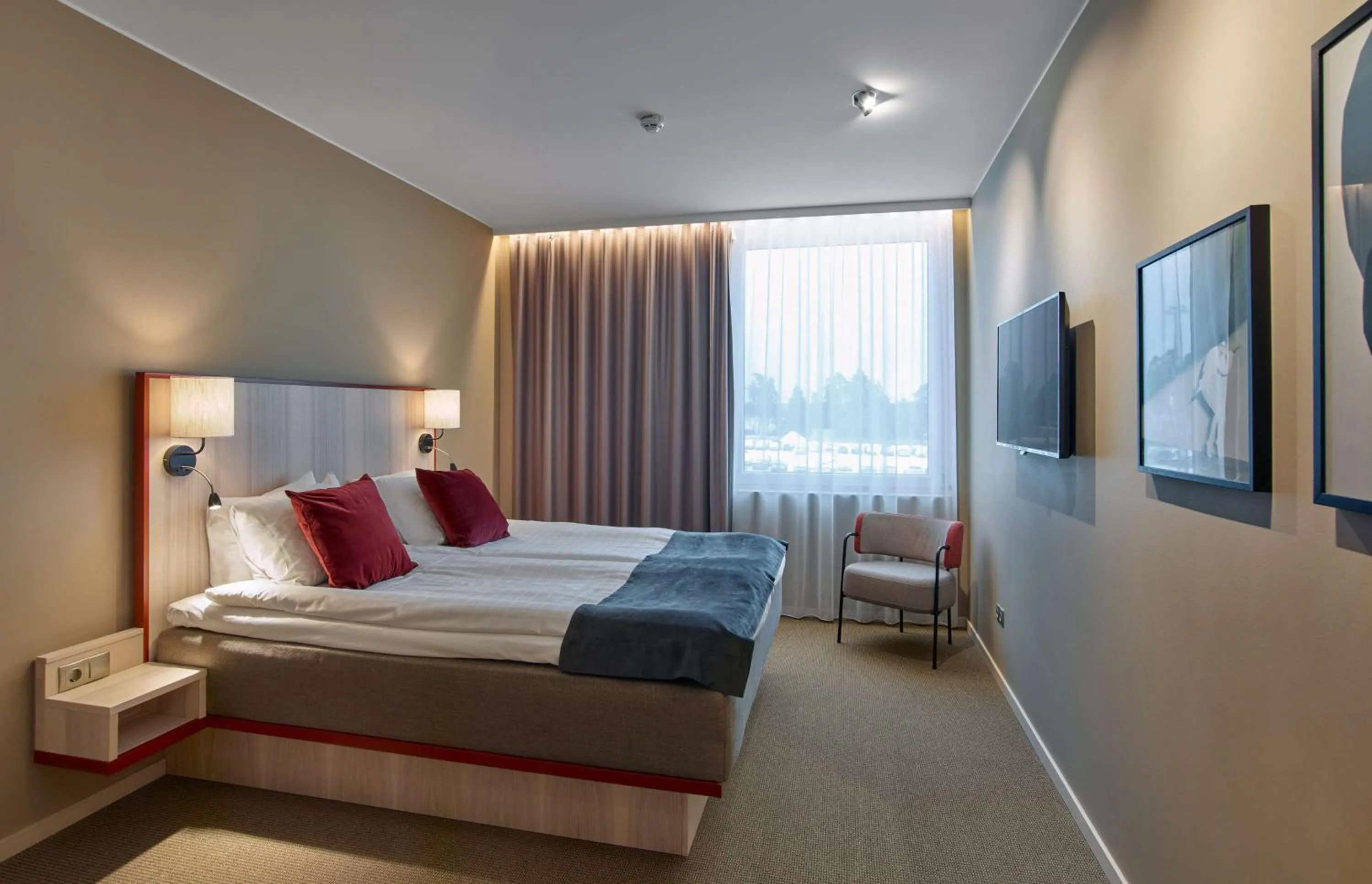 Photo of the whole room, Bed in Scandic Arlandastad