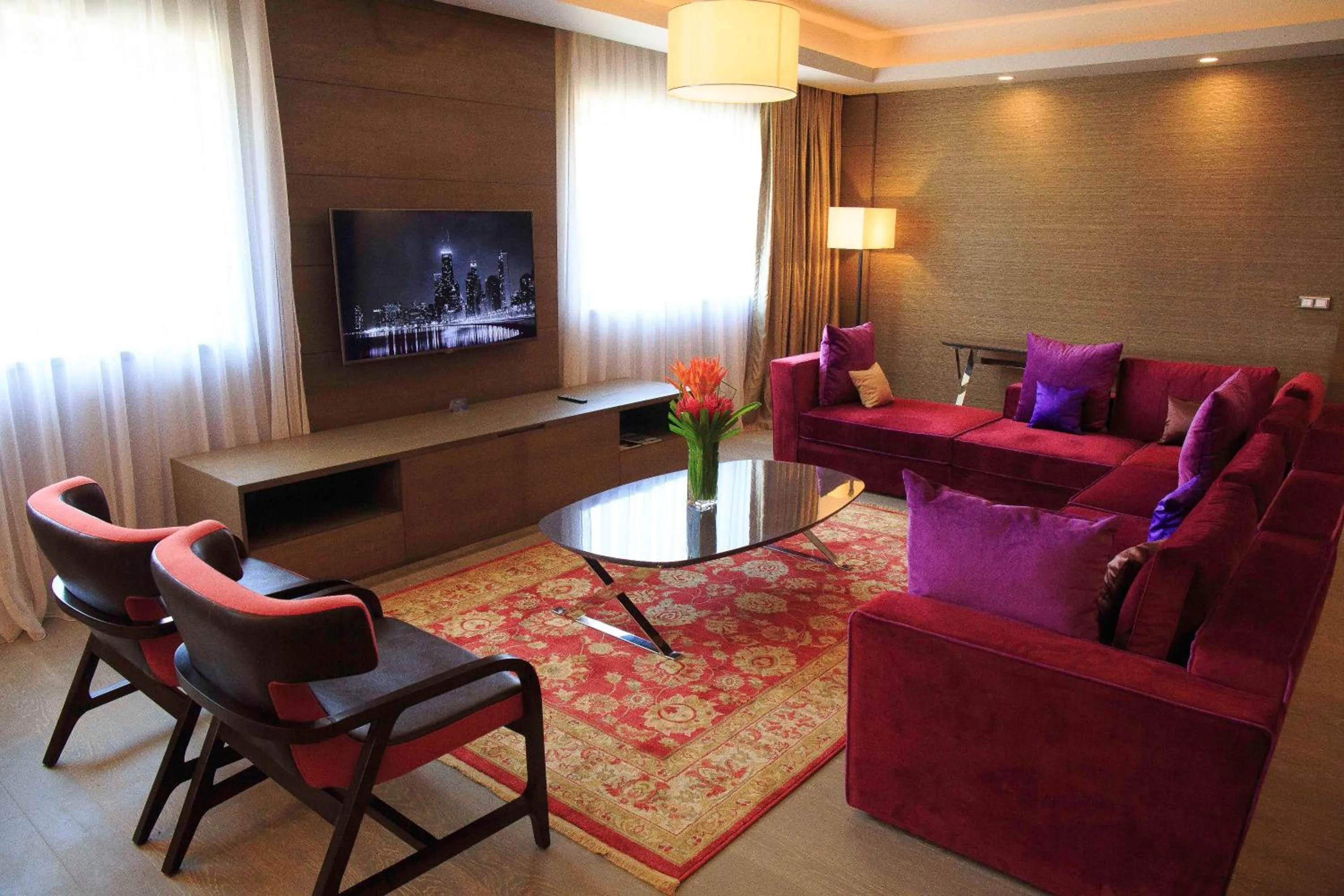 Living room in Radisson Blu Hotel, Abidjan Airport