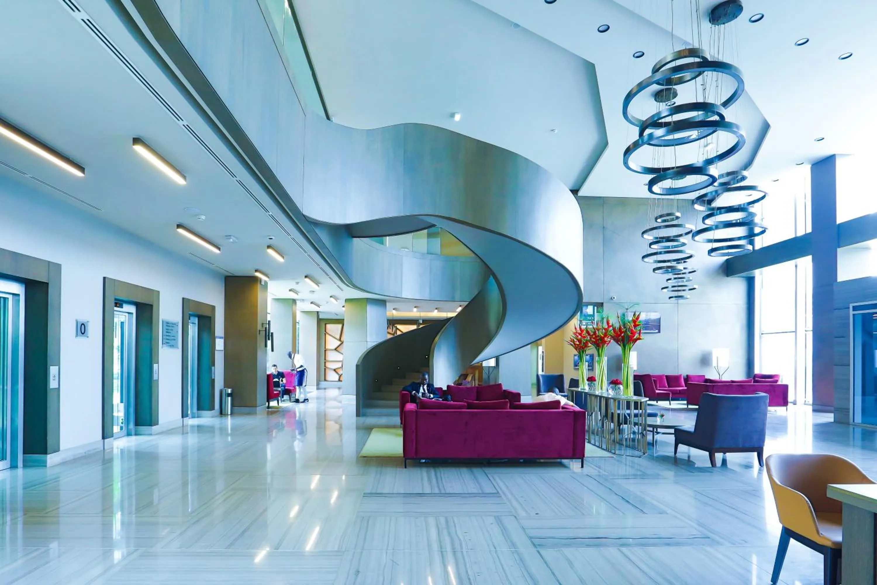 Lobby or reception in Radisson Blu Hotel, Abidjan Airport