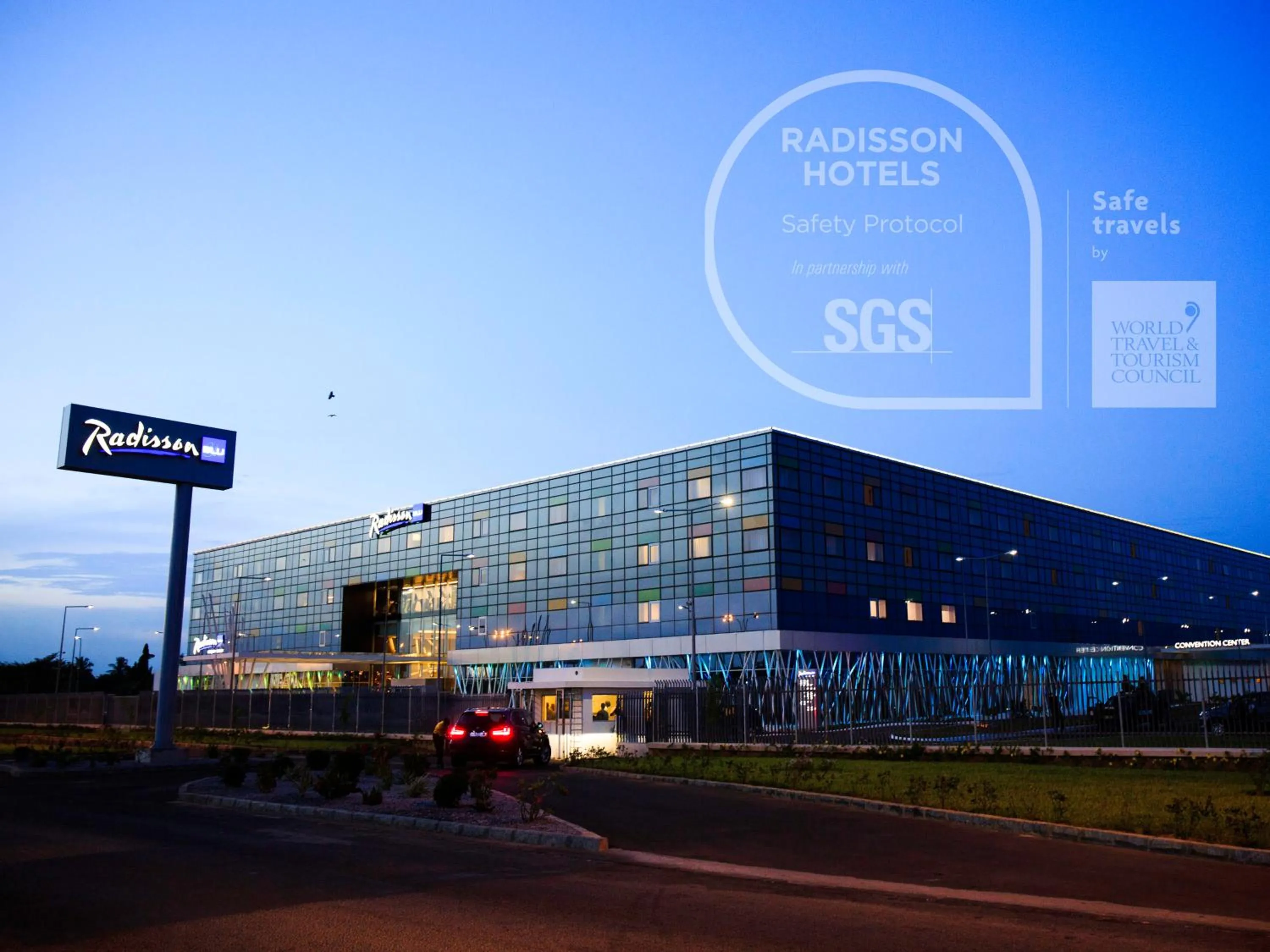 Property building in Radisson Blu Hotel, Abidjan Airport