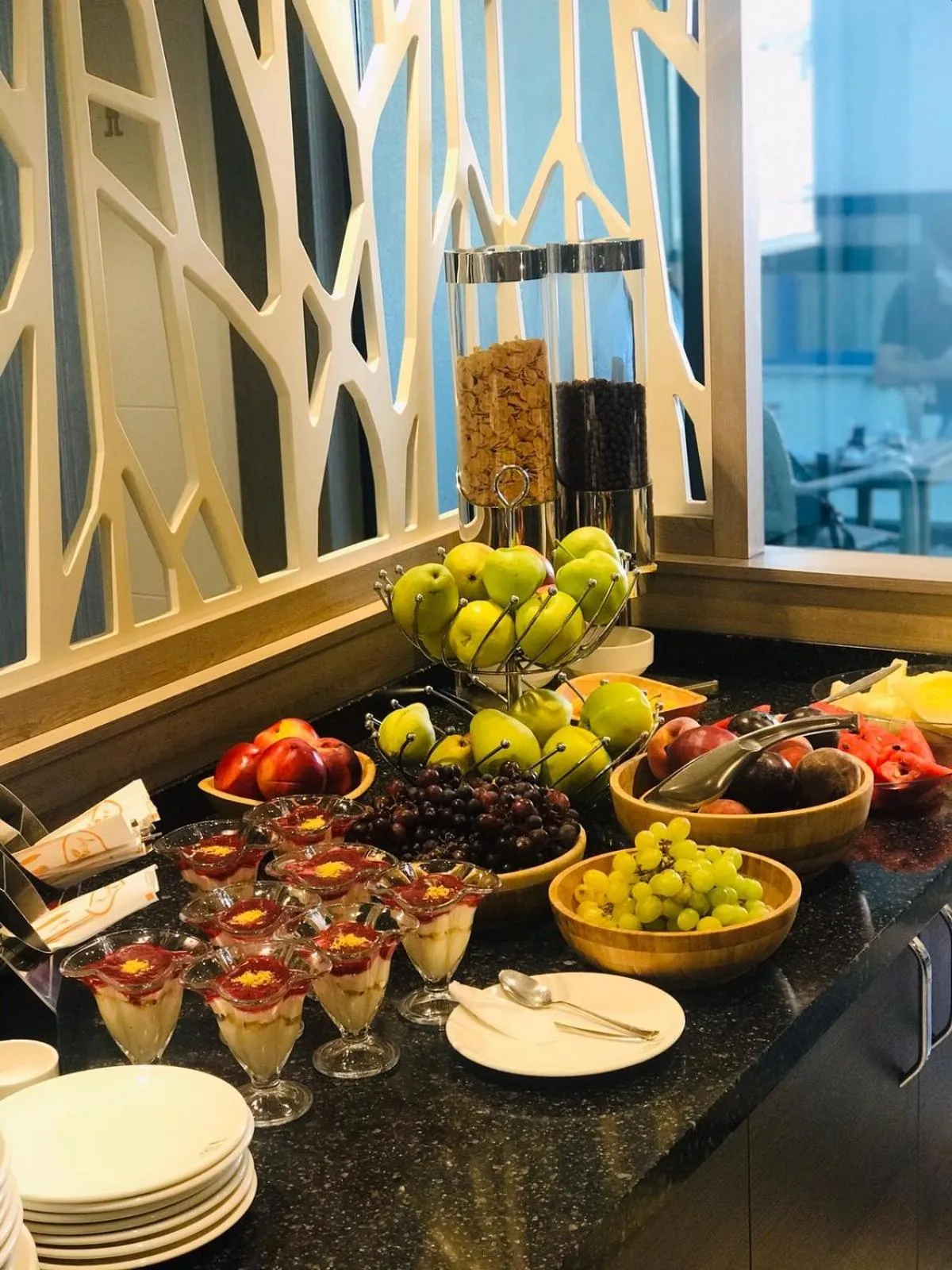 Buffet breakfast in Yeni Bahar Otel