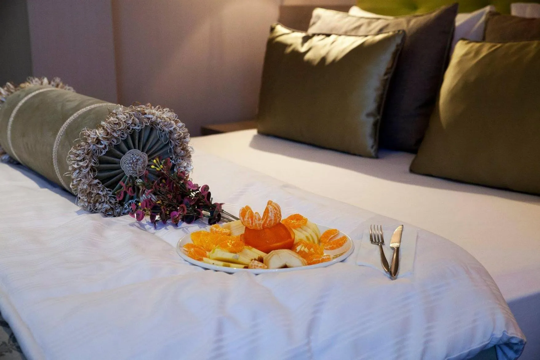Food and drinks, Bed in Yeni Bahar Otel