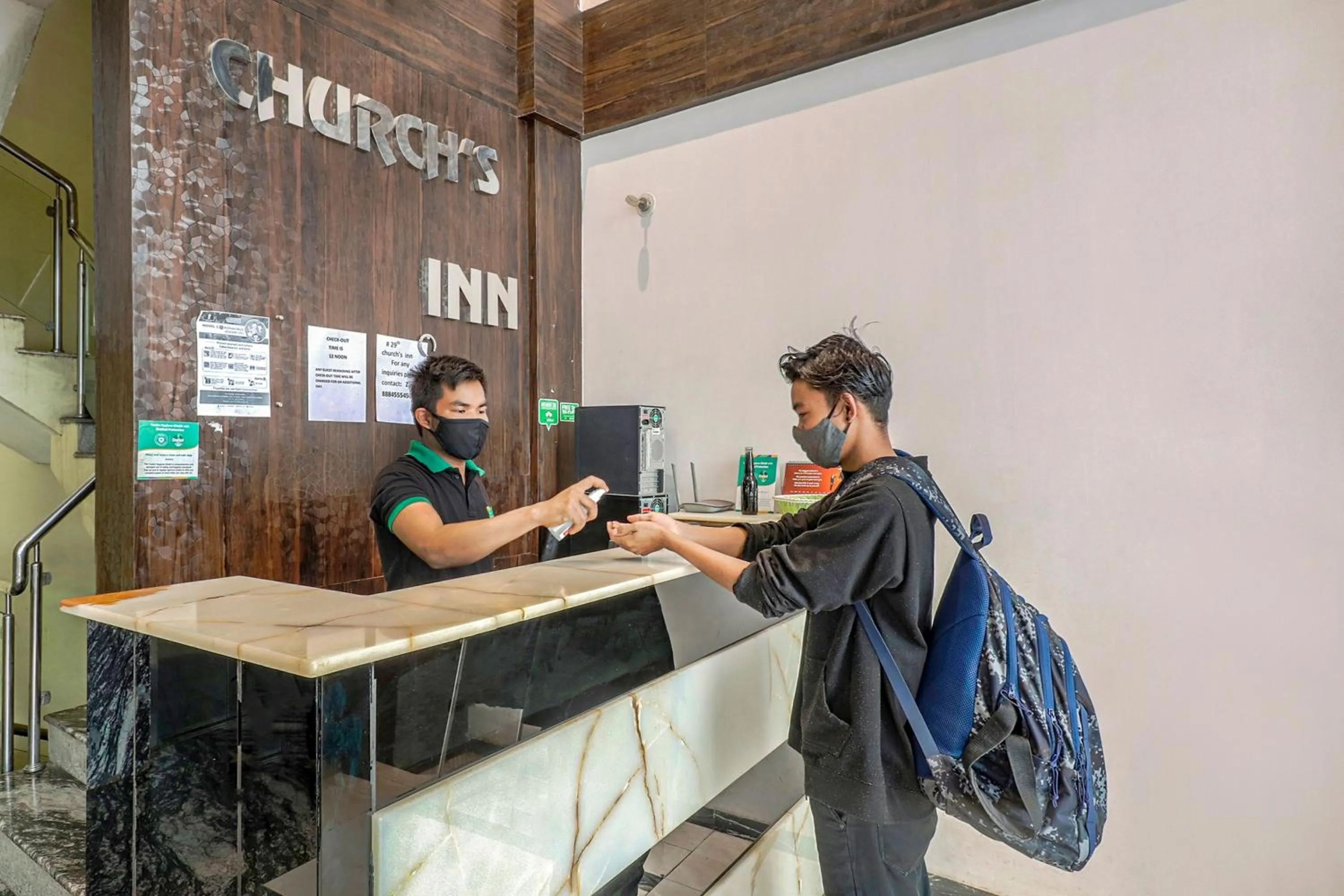 Lobby or reception in Collection O 29 Church's Inn Near Cubbon Park