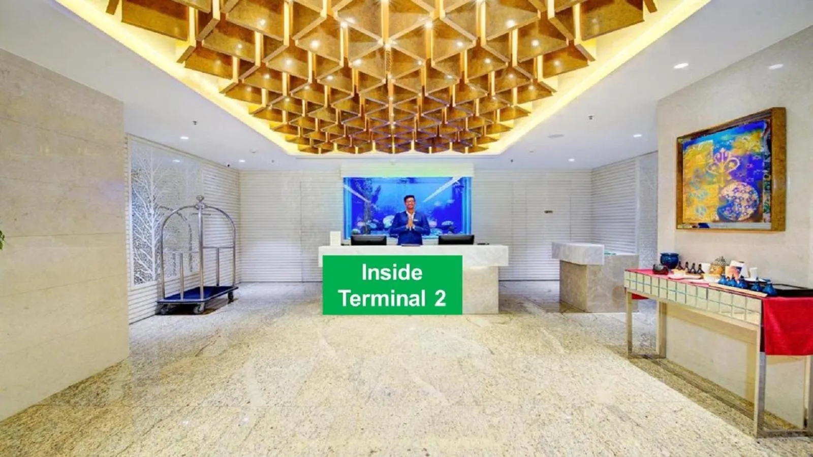 Lobby or reception in Niranta Transit Hotel Mumbai Airport - At Arrivals