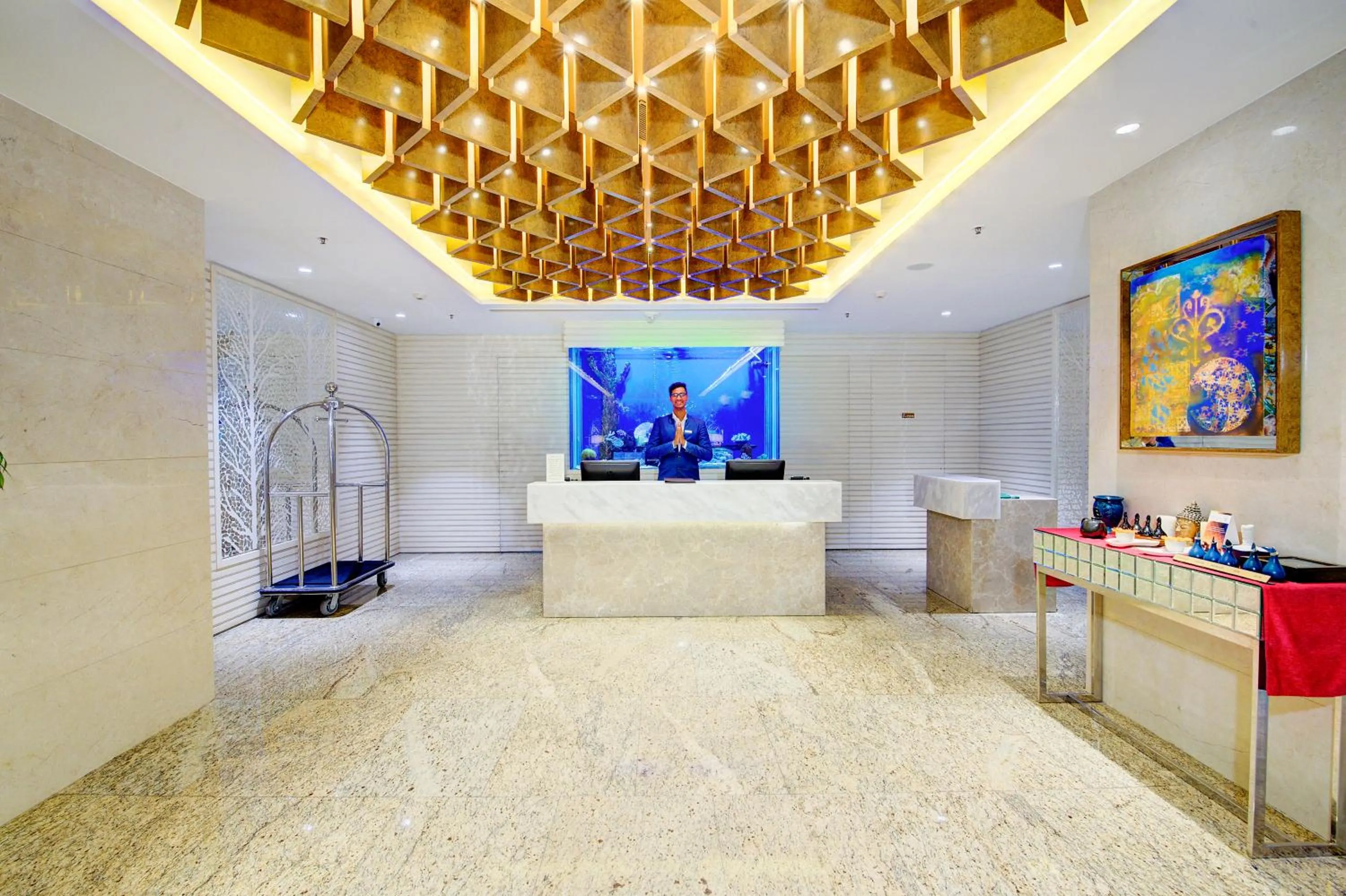 Lobby or reception in Niranta Transit Hotel Mumbai Airport - At Arrivals