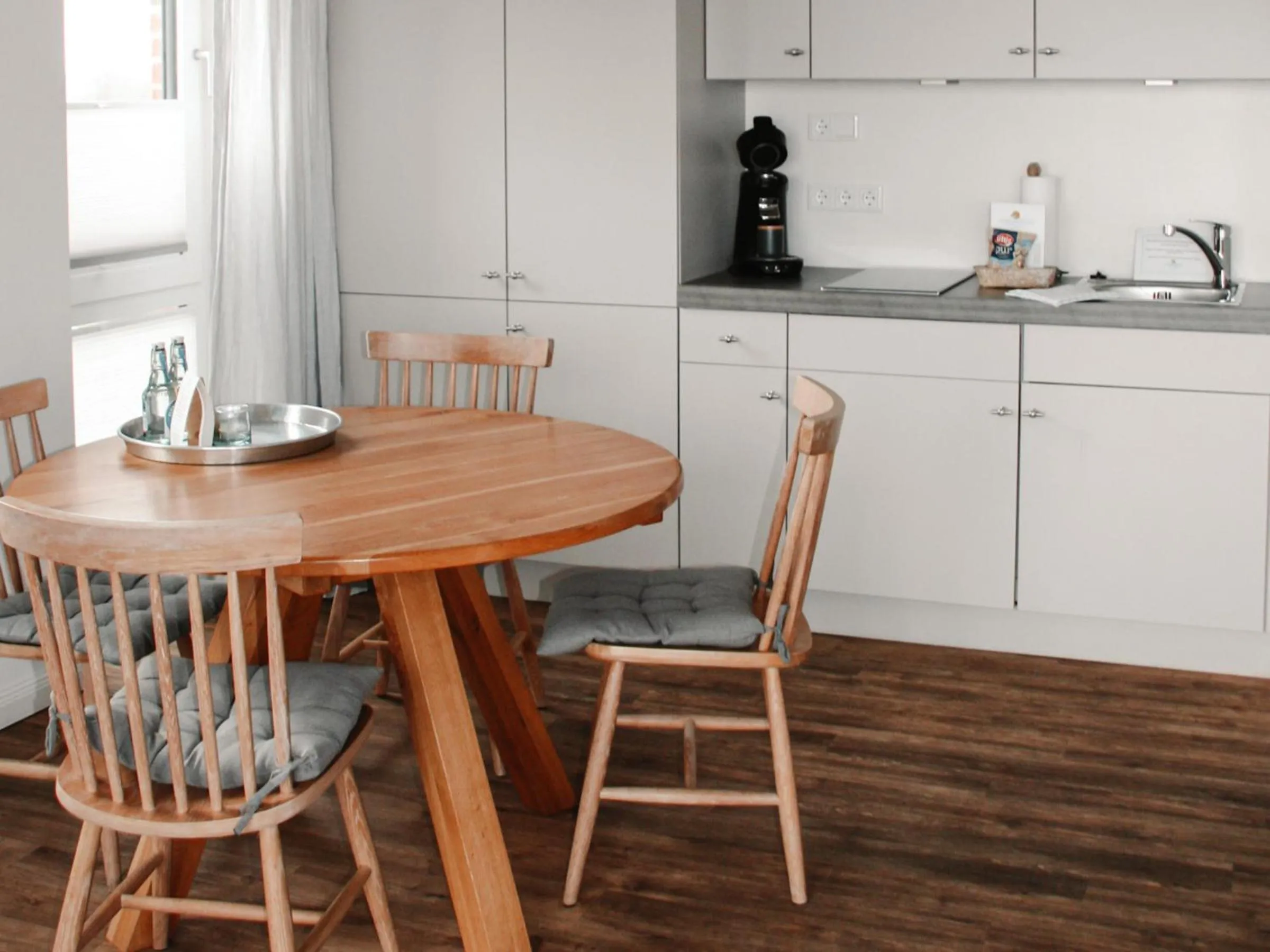 Kitchen or kitchenette in Ostsee-Strandhaus-Holnis