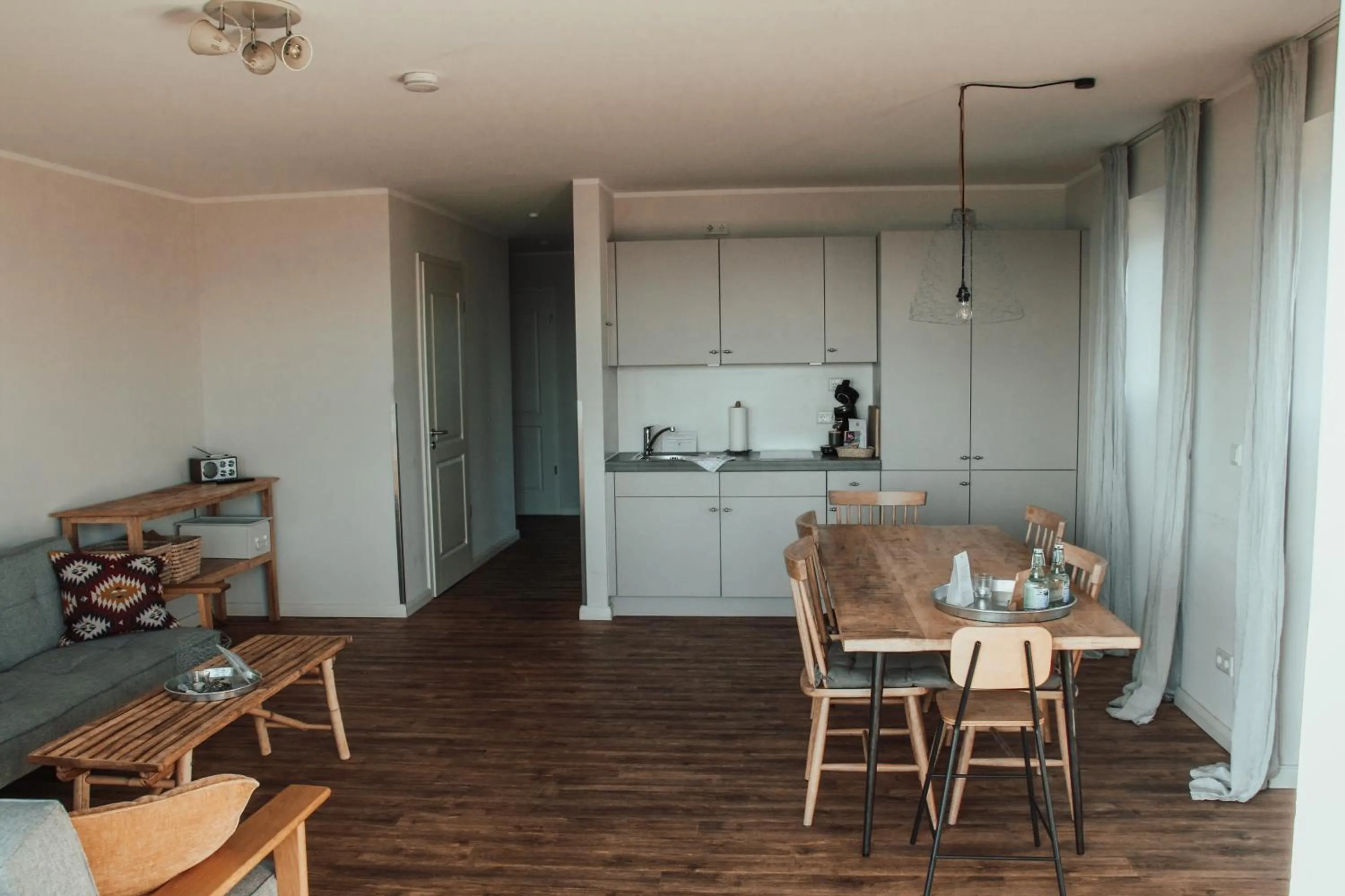 Kitchen or kitchenette in Ostsee-Strandhaus-Holnis