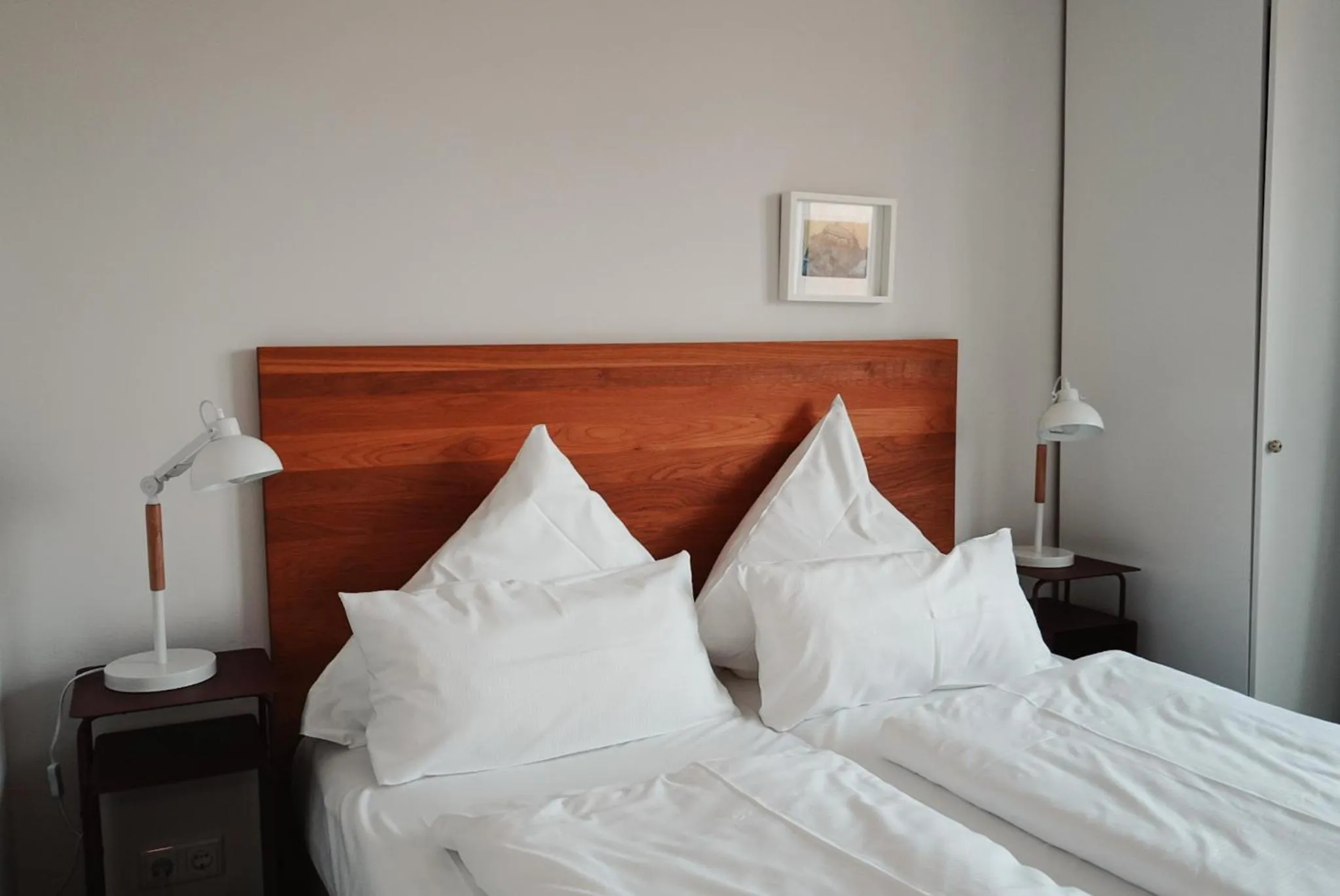 Bed in Ostsee-Strandhaus-Holnis