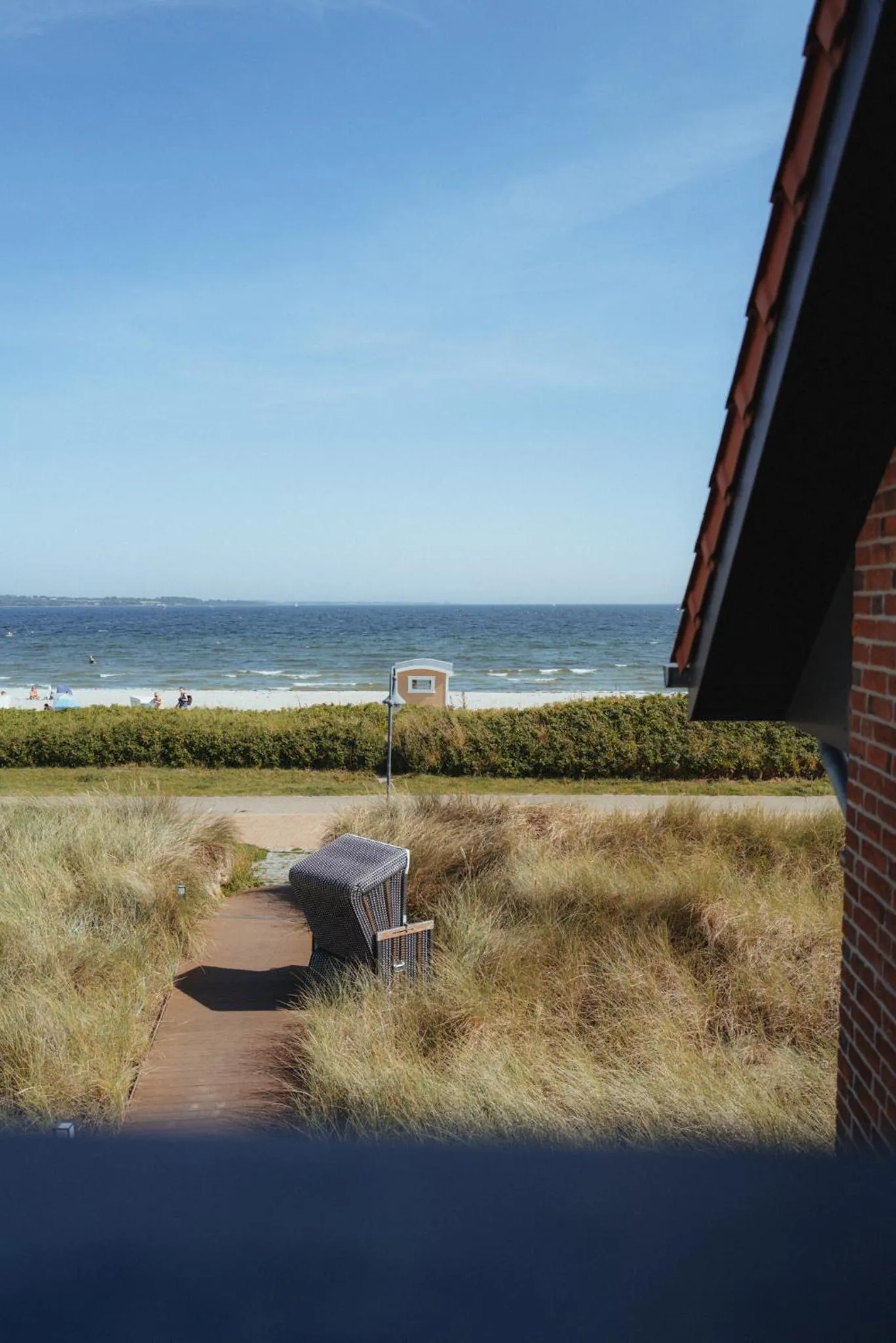 Sea view in Ostsee-Strandhaus-Holnis
